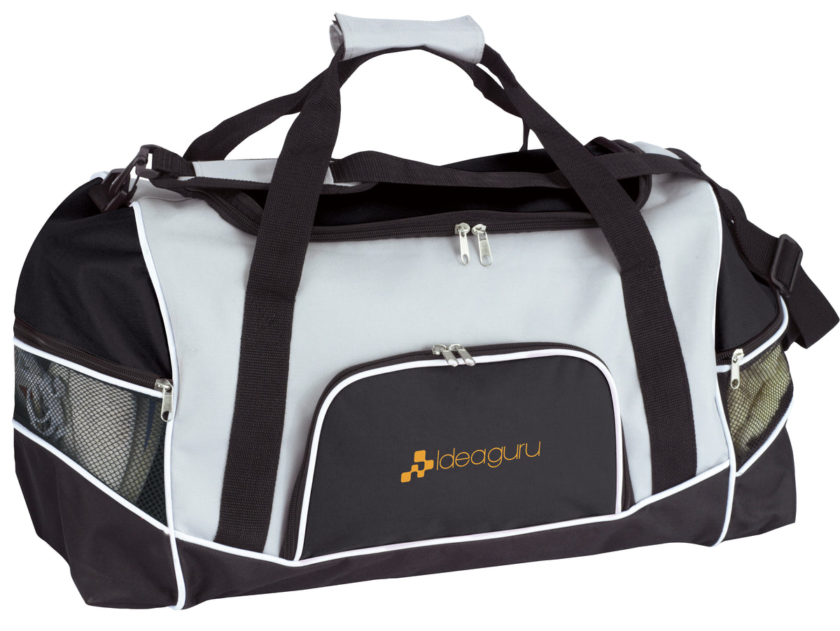 Custom logo Tri-Pocket Sport Duffel