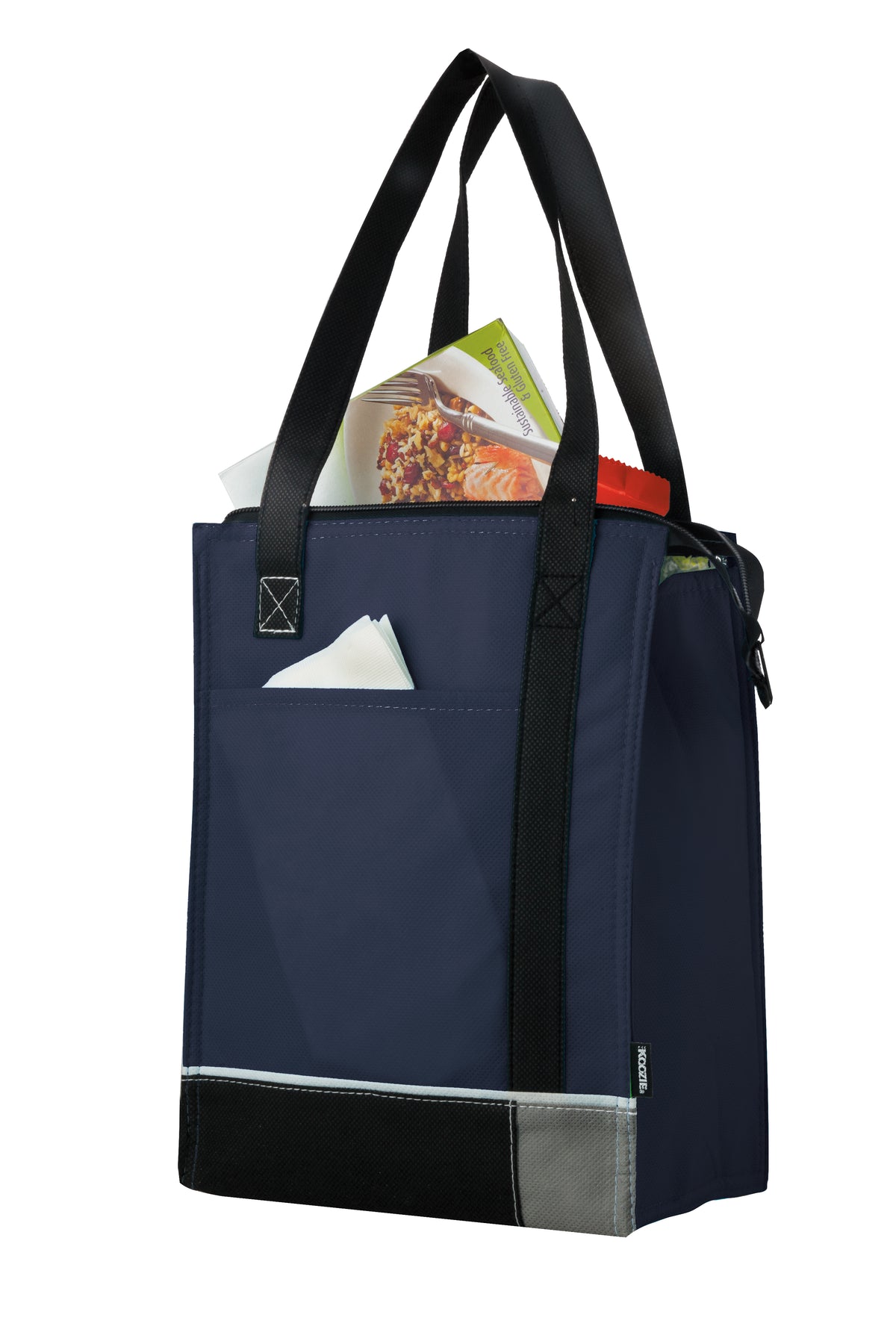 Custom logo Tri-Tone Lunch Sack