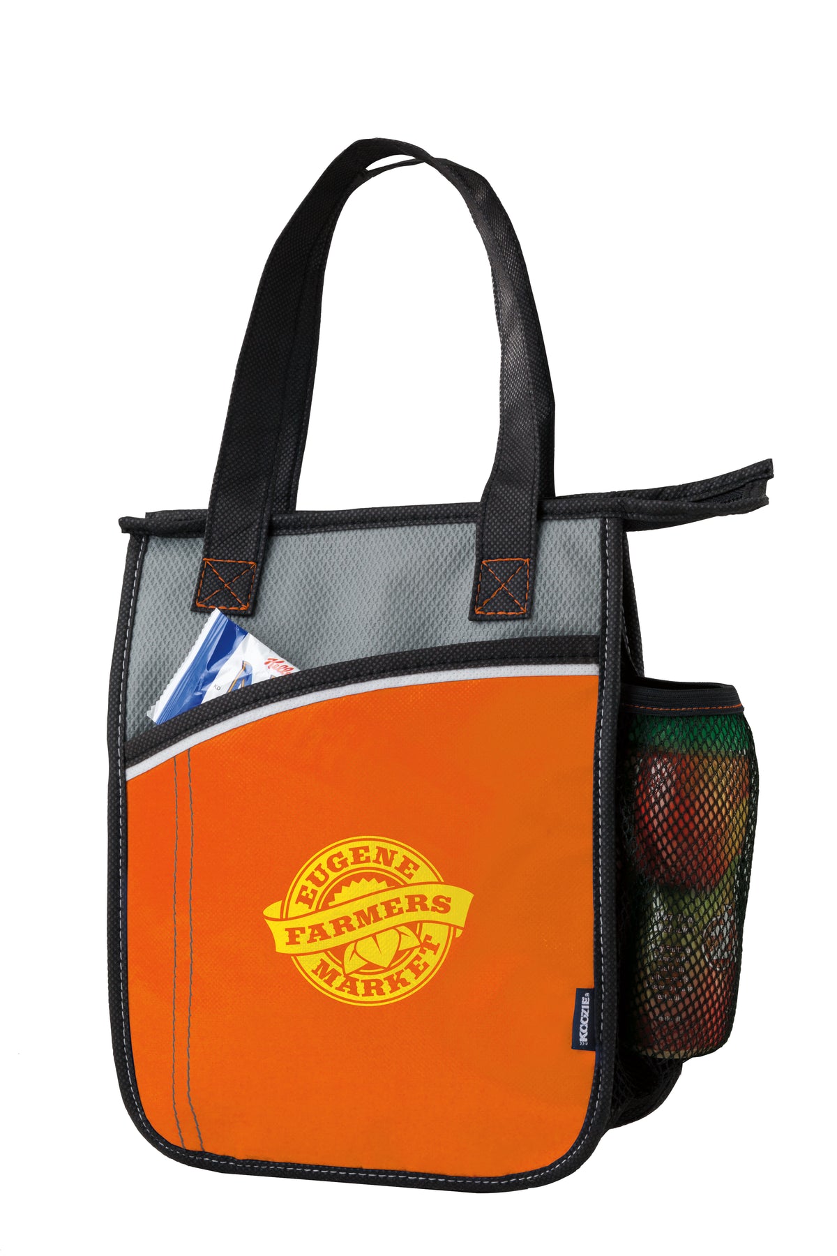 Custom logo Vertical Laminated Lunch Cooler