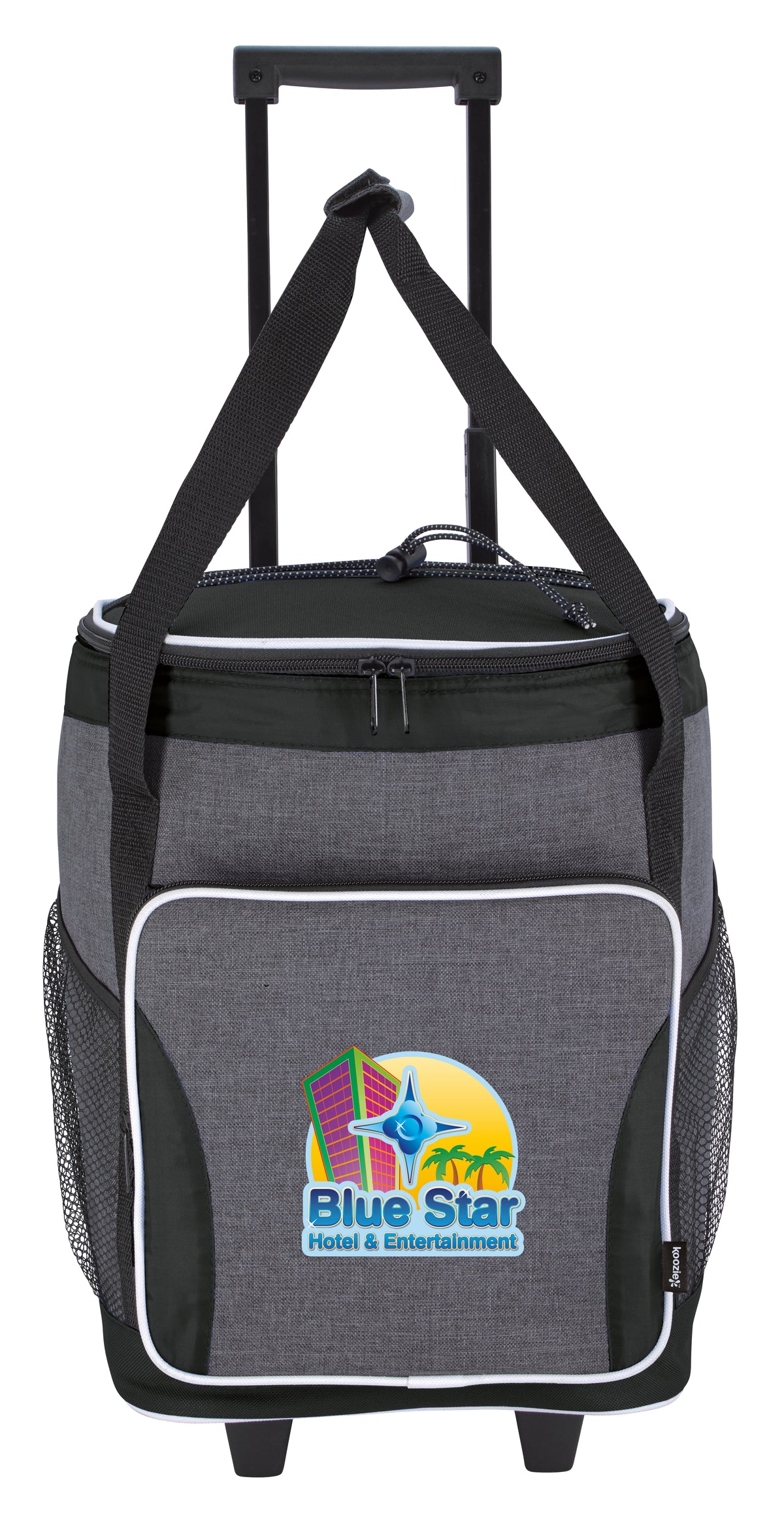 Custom logo Two-Tone Tailgate Rolling Cooler
