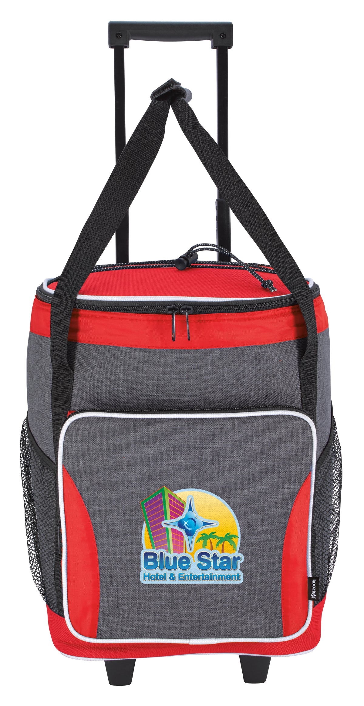 Custom logo Two-Tone Tailgate Rolling Cooler