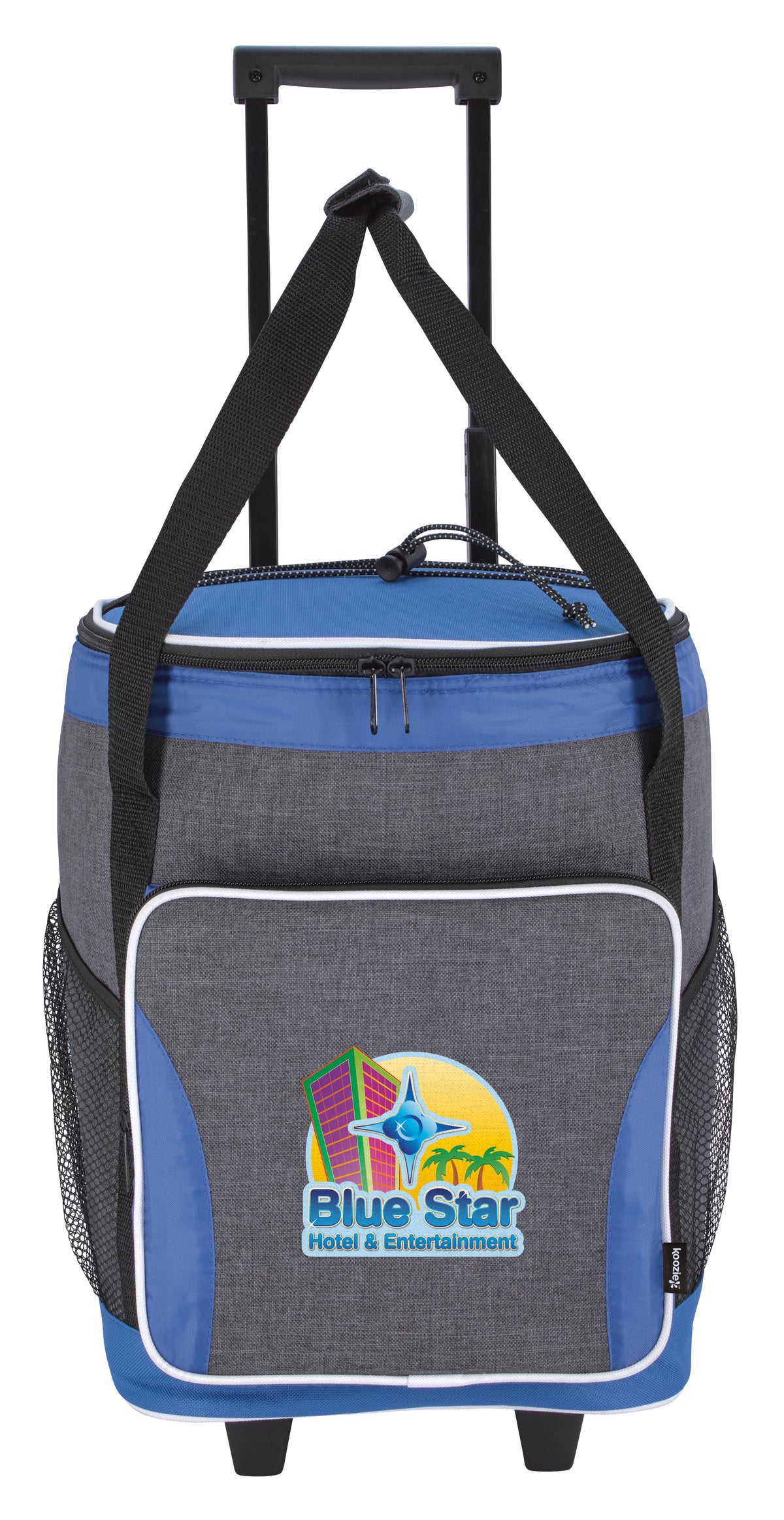 Custom logo Two-Tone Tailgate Rolling Cooler