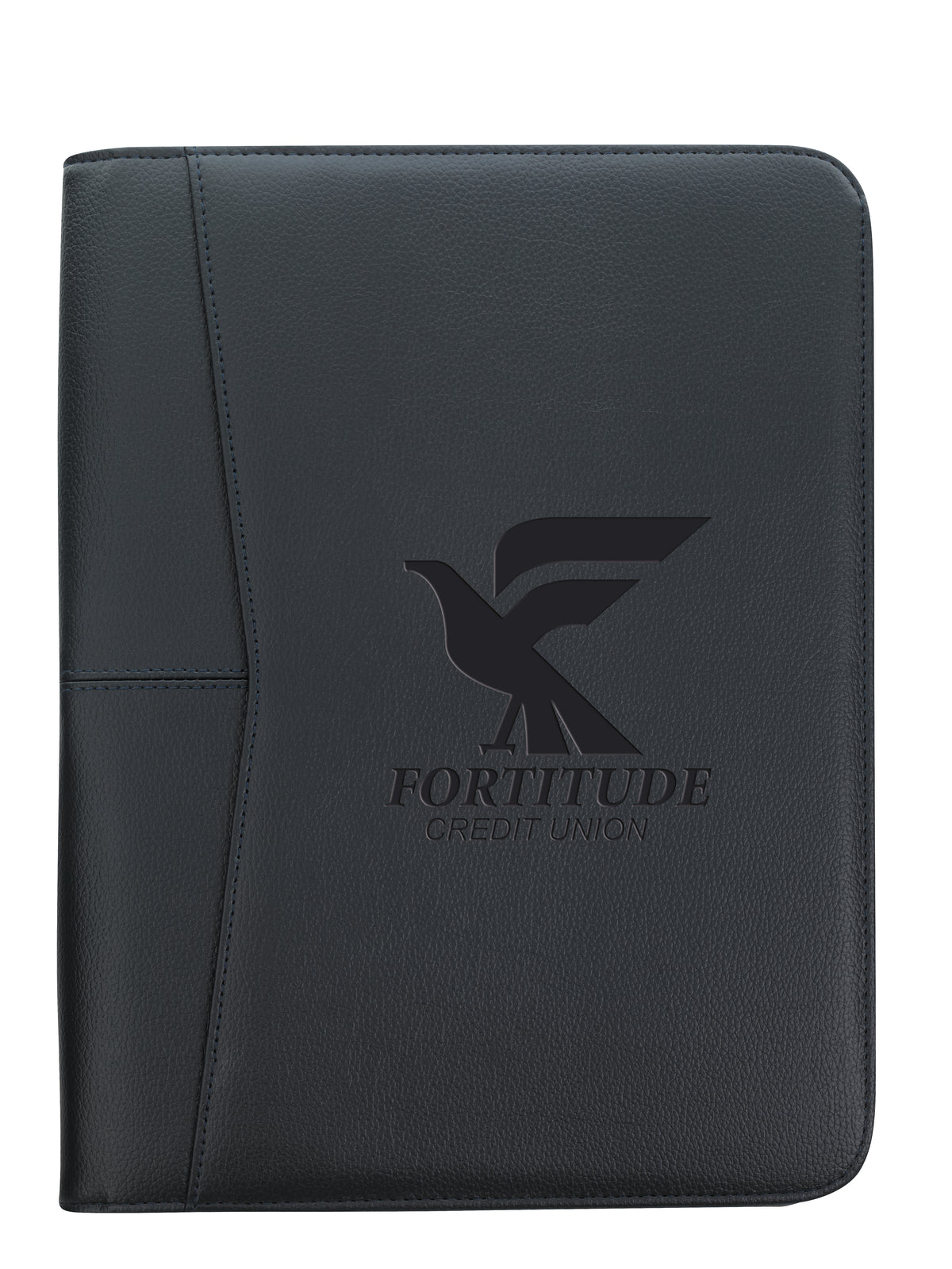 Custom logo Arrow Zippered Padfolio