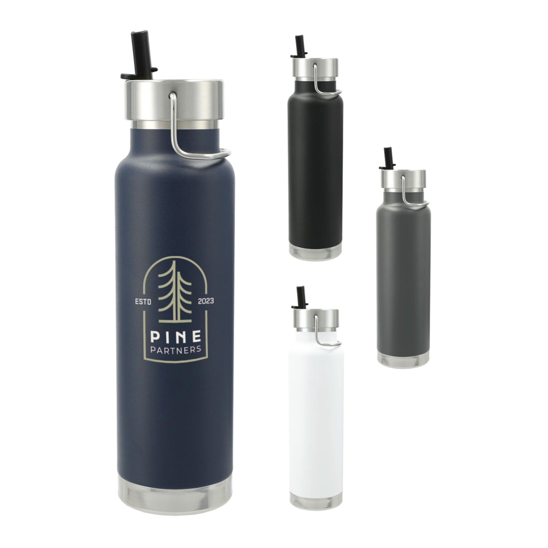 Thor Copper Vacuum Insulated Bottle 25oz Straw Lid