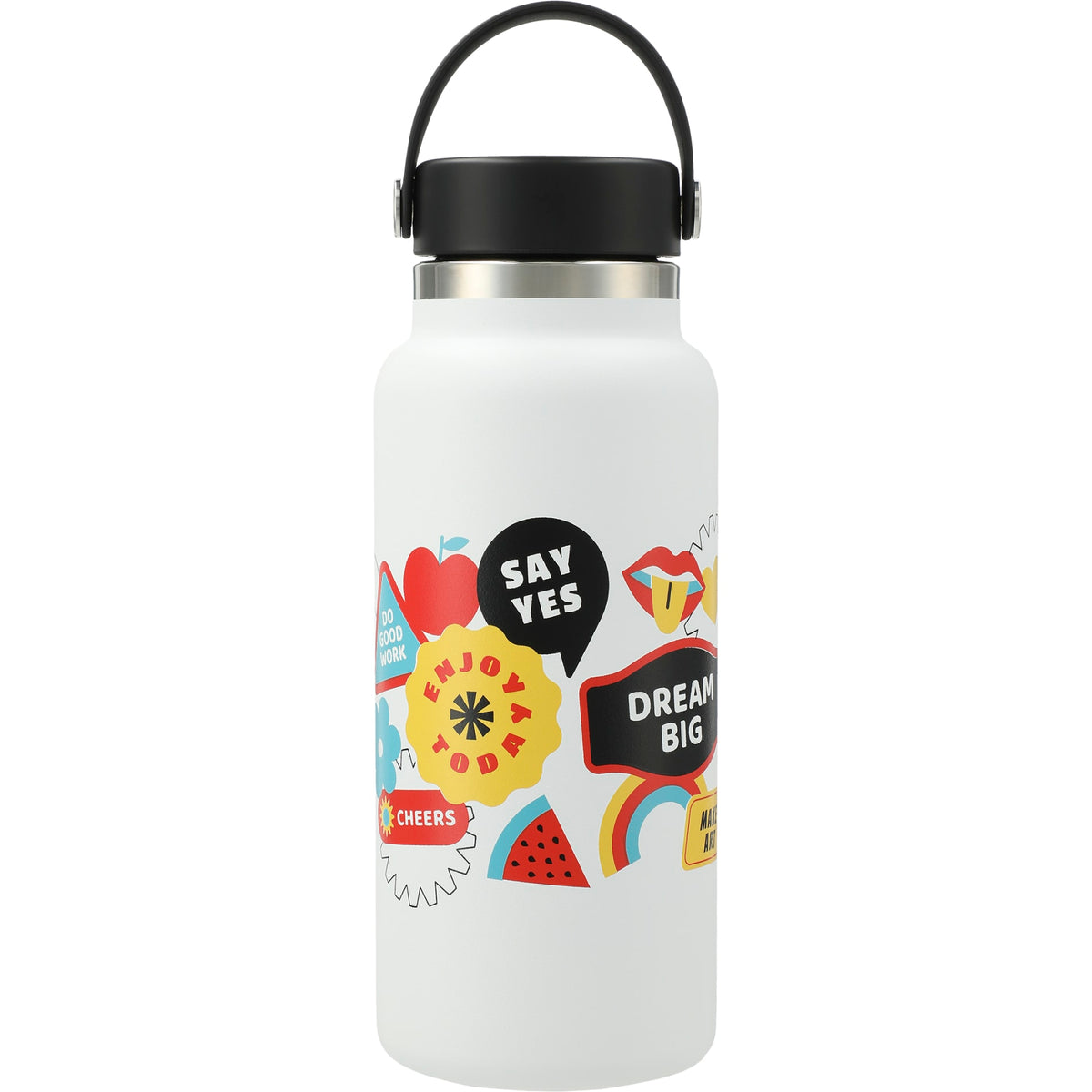 Custom logo Hydro Flask® Wide Mouth With Flex Cap 32oz