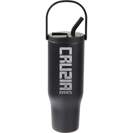 Custom logo Trinity Recycled Straw Leak proof Tumbler 30oz