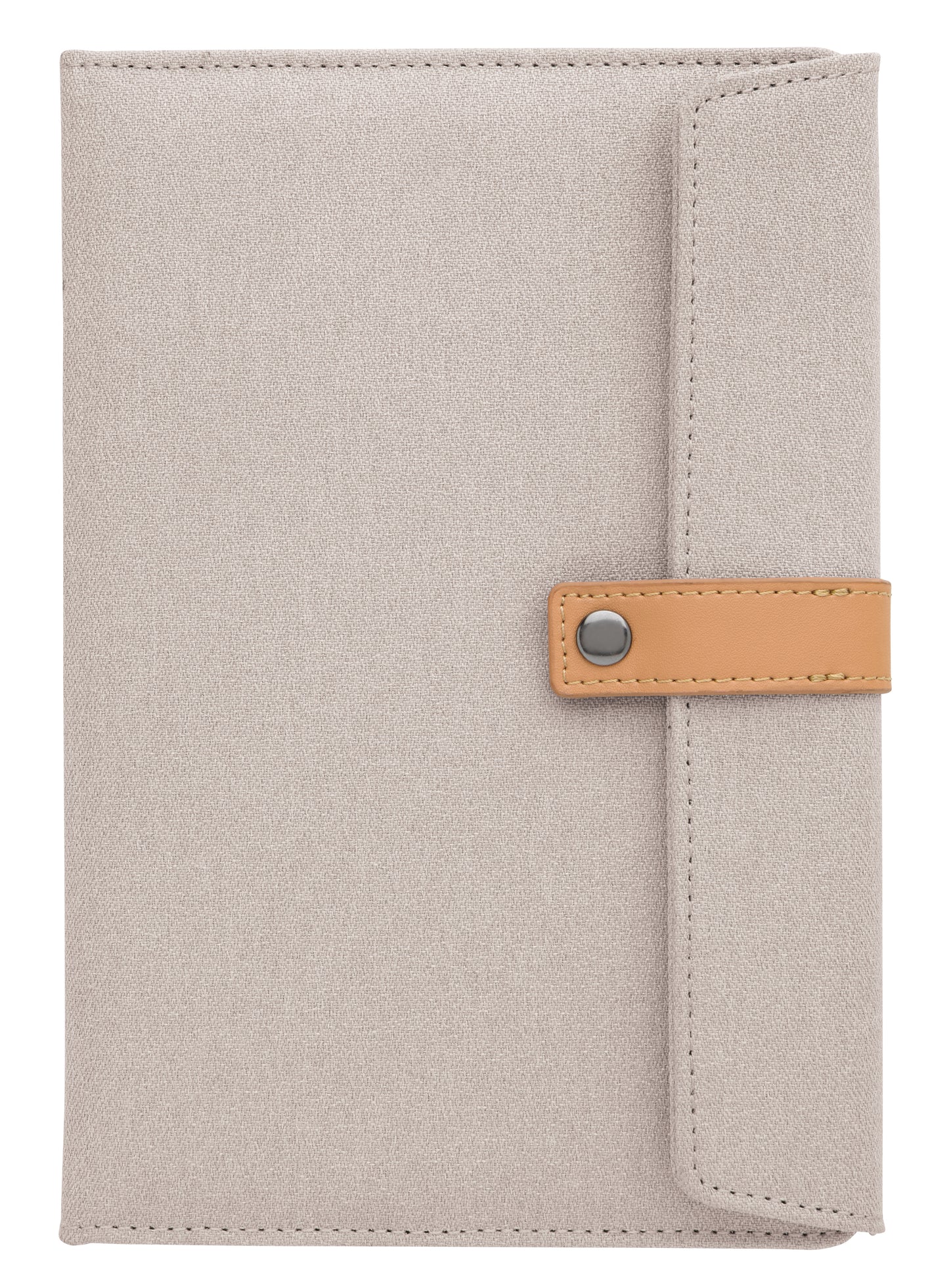 Two-Tone Journal with Leather Closure