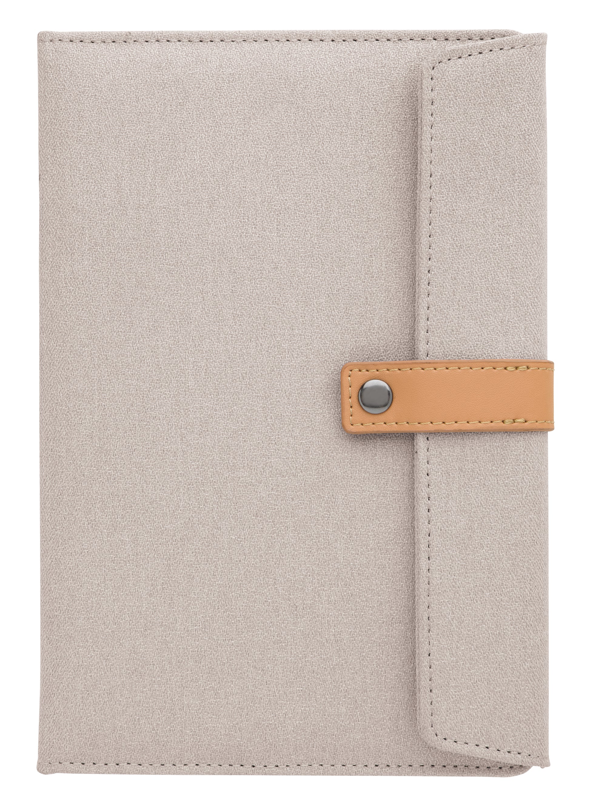 Two-Tone Journal with Leather Closure