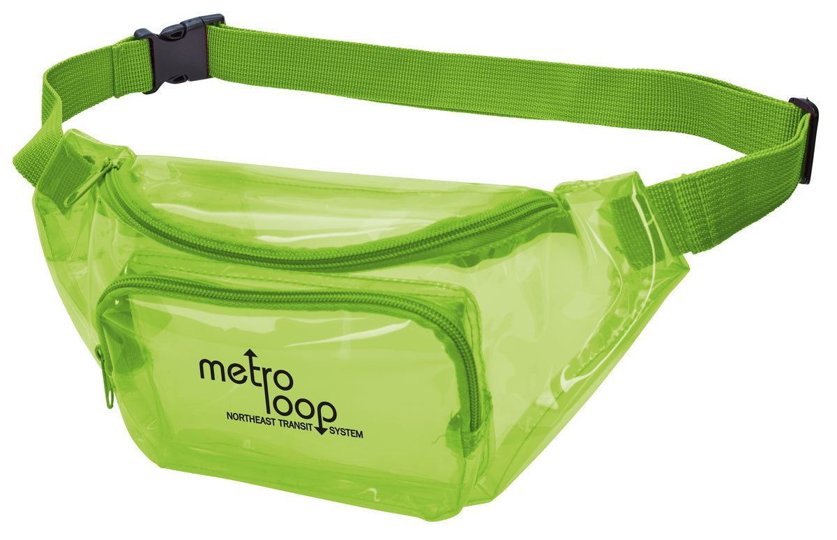 Custom logo Translucent Color Fanny Pack
