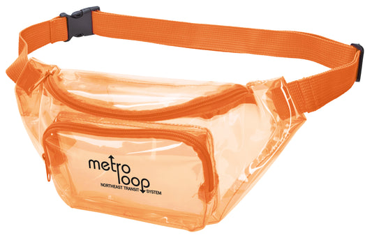 Custom logo Translucent Color Fanny Pack