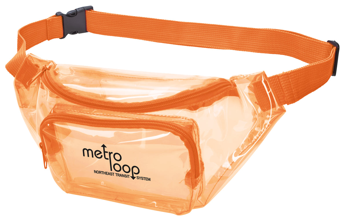 Custom logo Translucent Color Fanny Pack