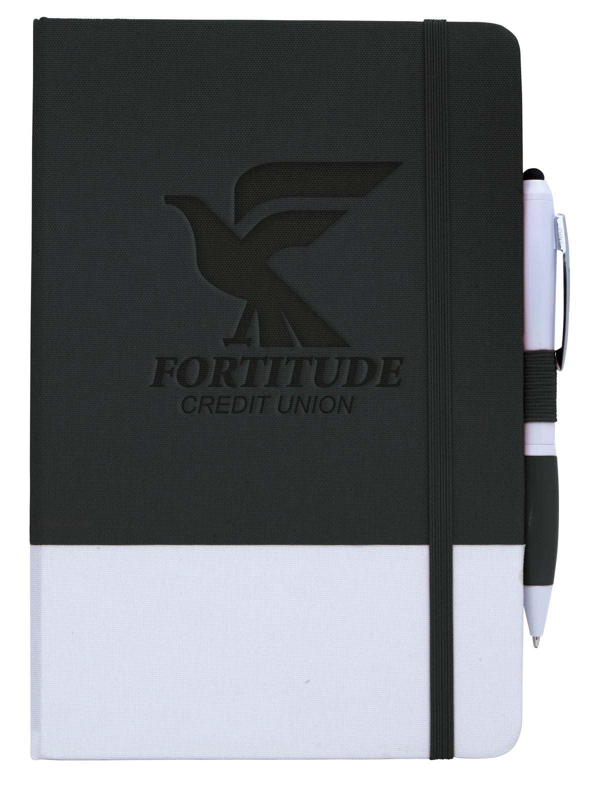 Custom logo PrevaGuard® Notebook with Ion Stylus Pen