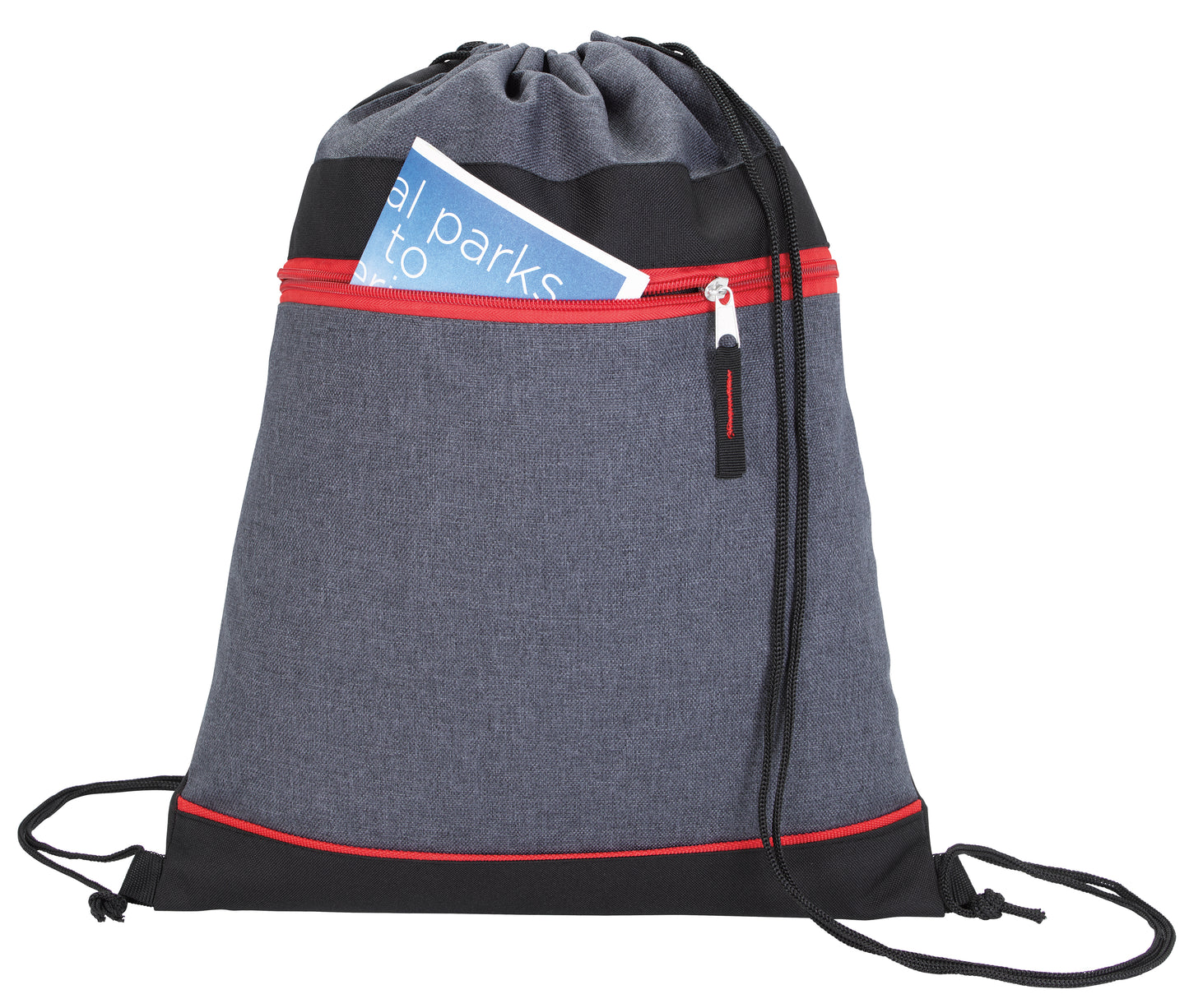 RPET Two-Tone Drawstring Backpack