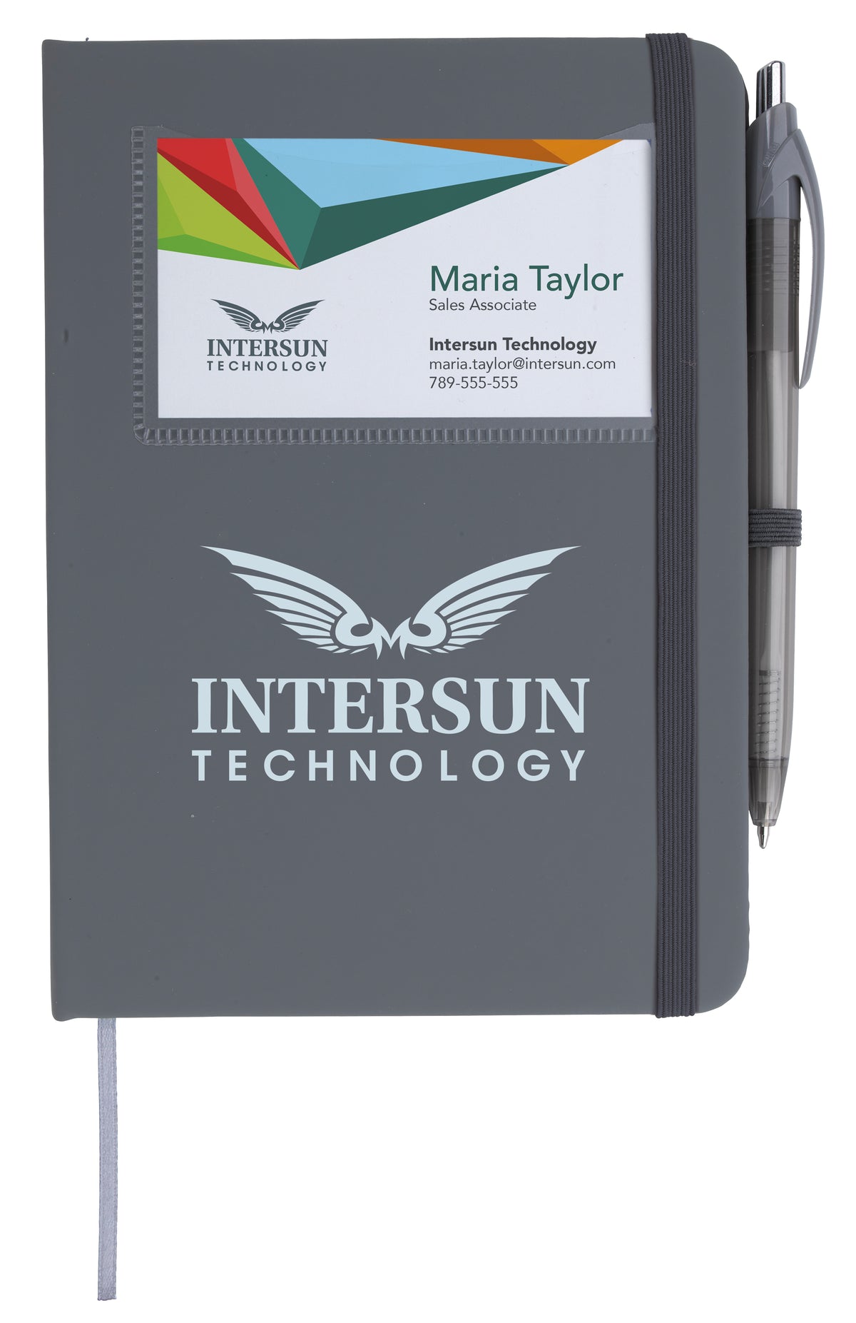 Custom logo Value Card Pocket Notebook with Element Slim Pen