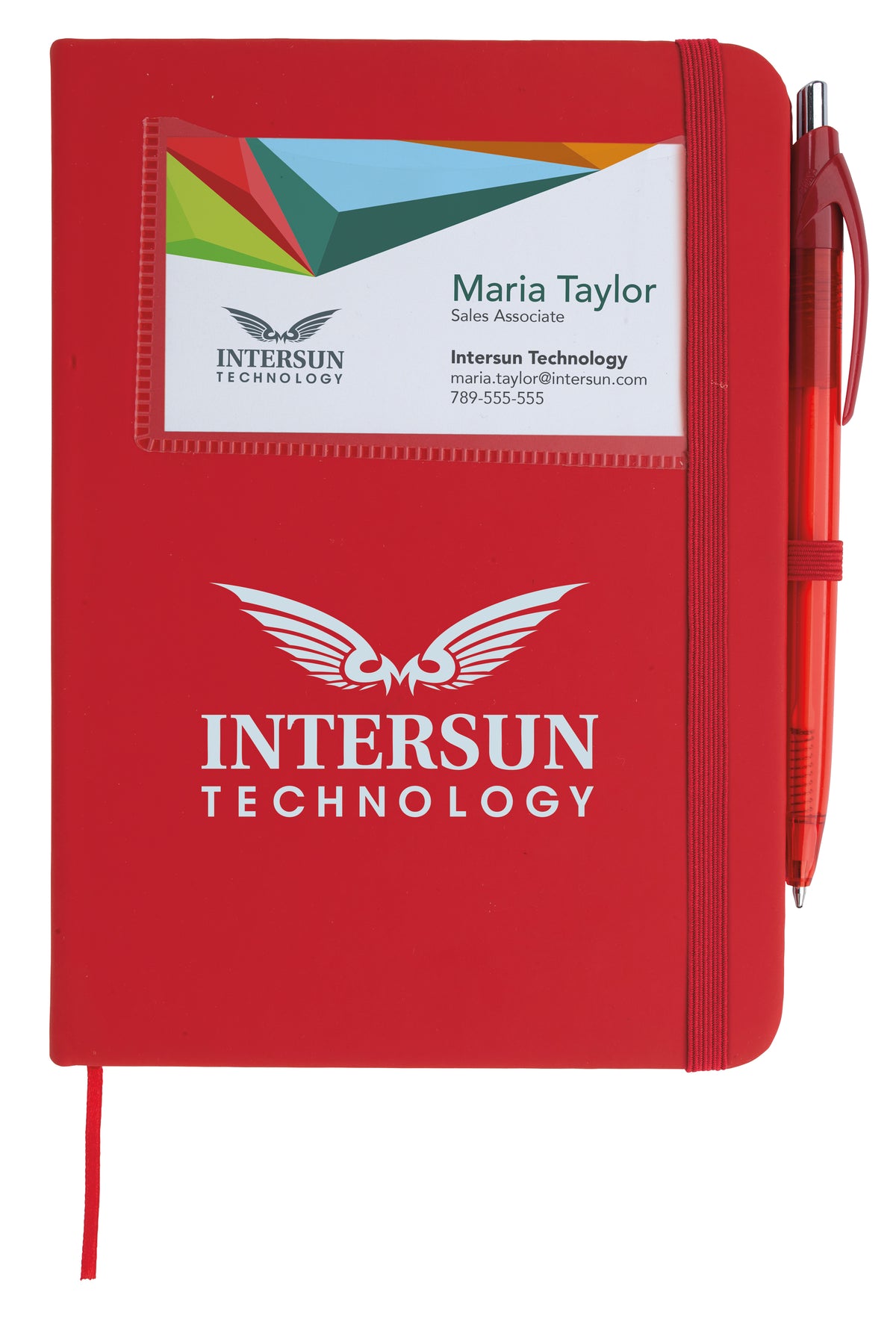 Custom logo Value Card Pocket Notebook with Element Slim Pen