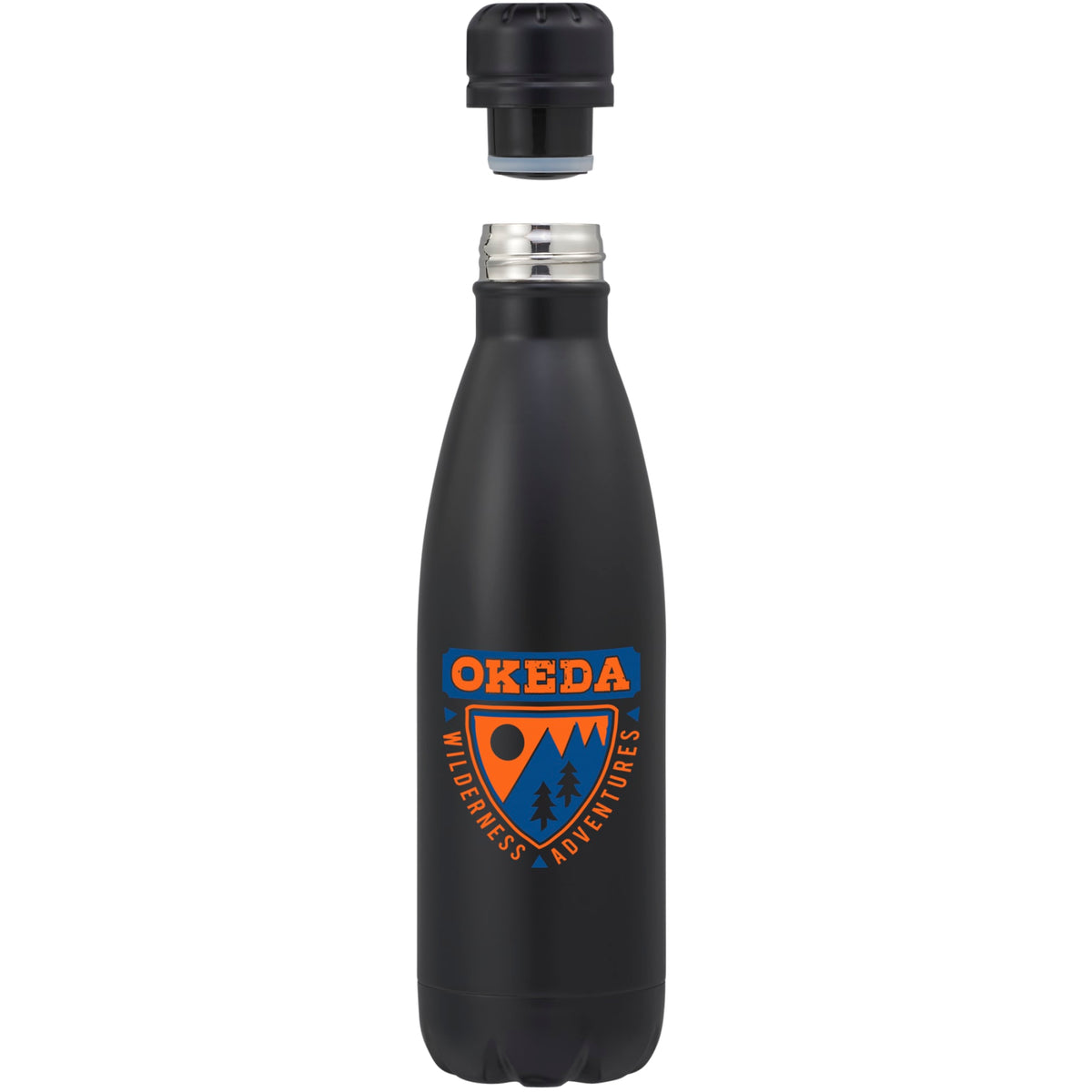 Custom logo Copper Vacuum Insulated Bottle 17oz