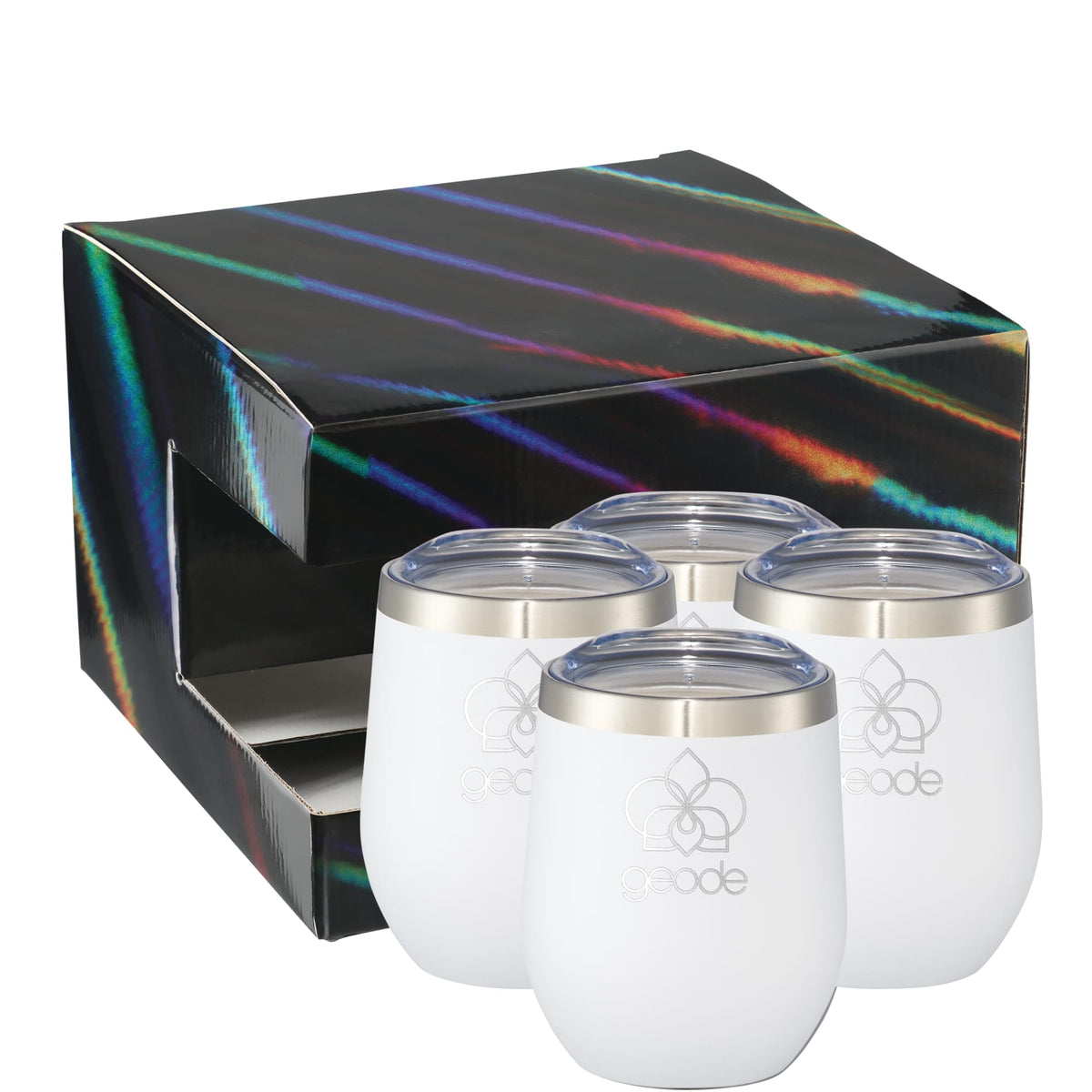 Custom logo Corzo Cup 12oz 4 in 1 Gift Set