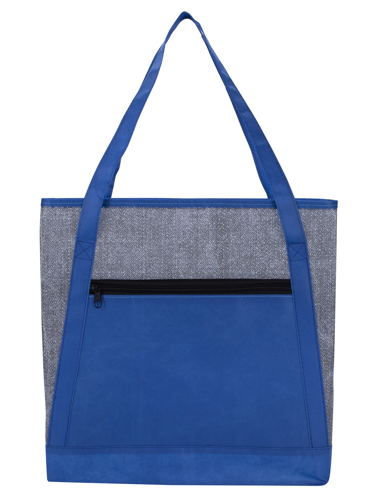 Custom logo Heathered RPET Non-Woven Tote