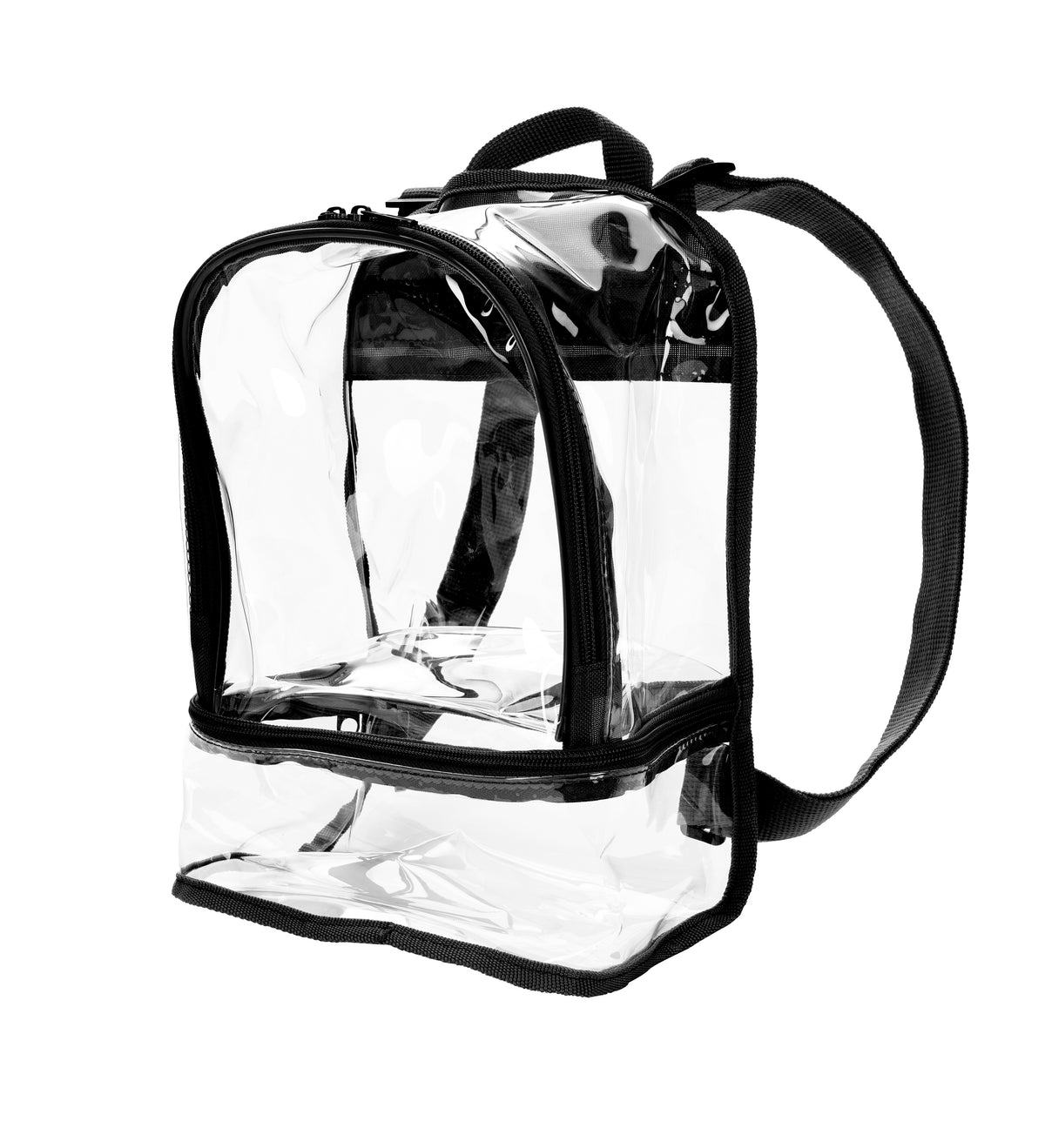 Custom logo Clear Recycled TPU Dual Mini Backpack