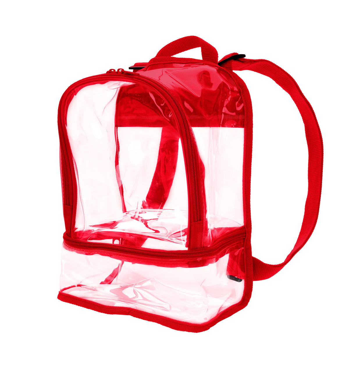 Custom logo Clear Recycled TPU Dual Mini Backpack