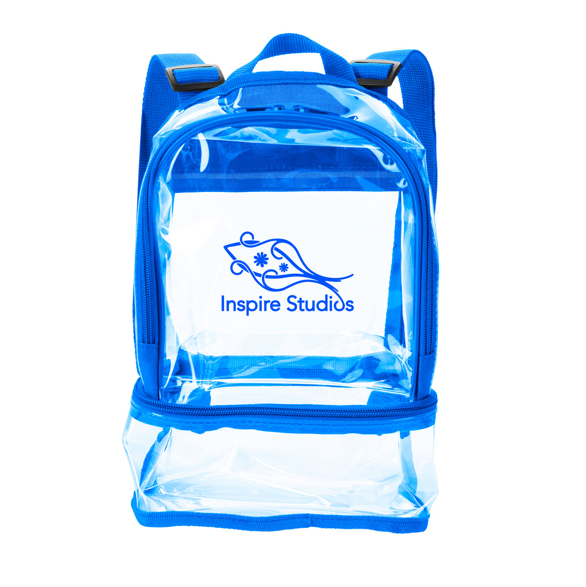 Custom logo Clear Recycled TPU Dual Mini Backpack