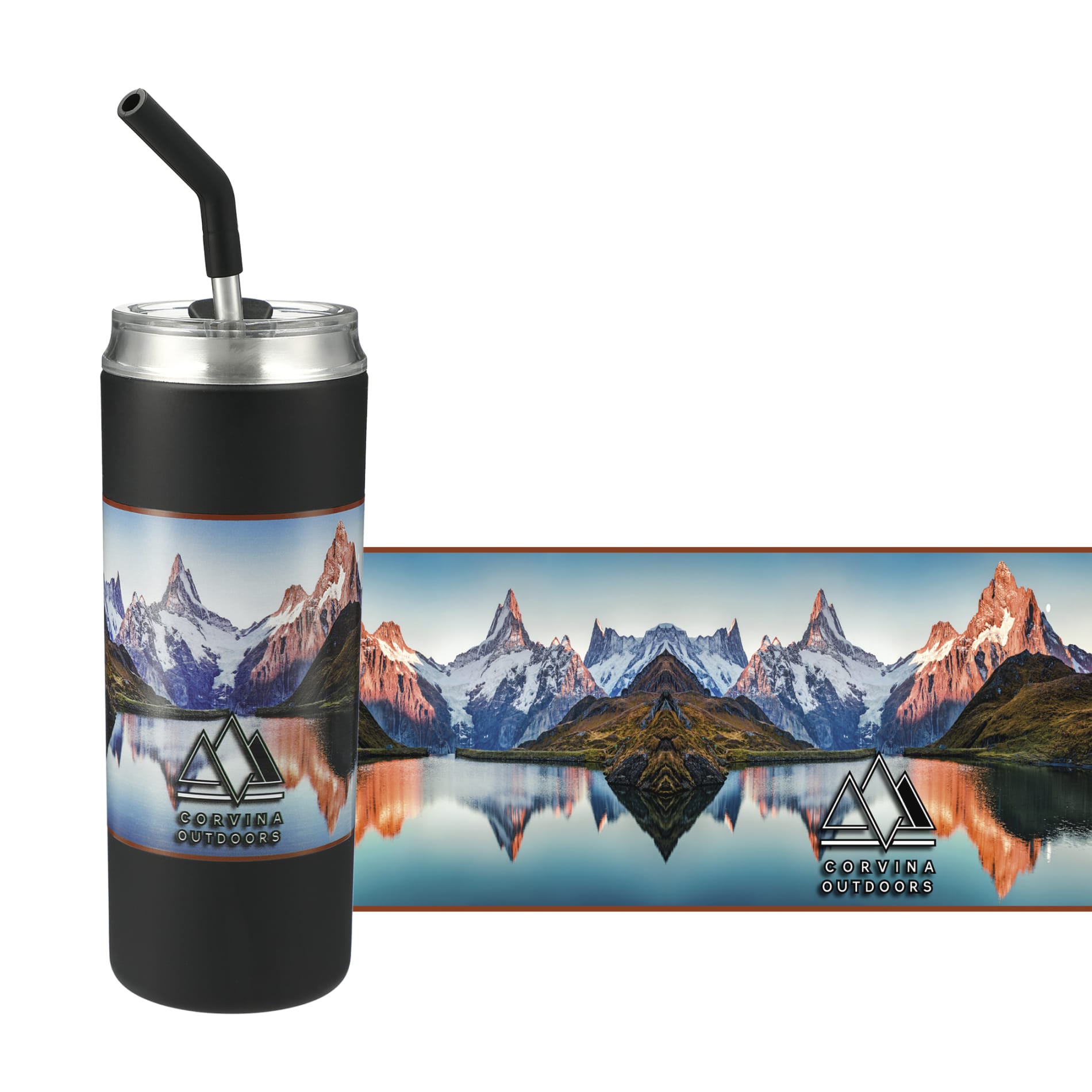 Marka Copper Vac Tumbler w/ SS straw 20oz