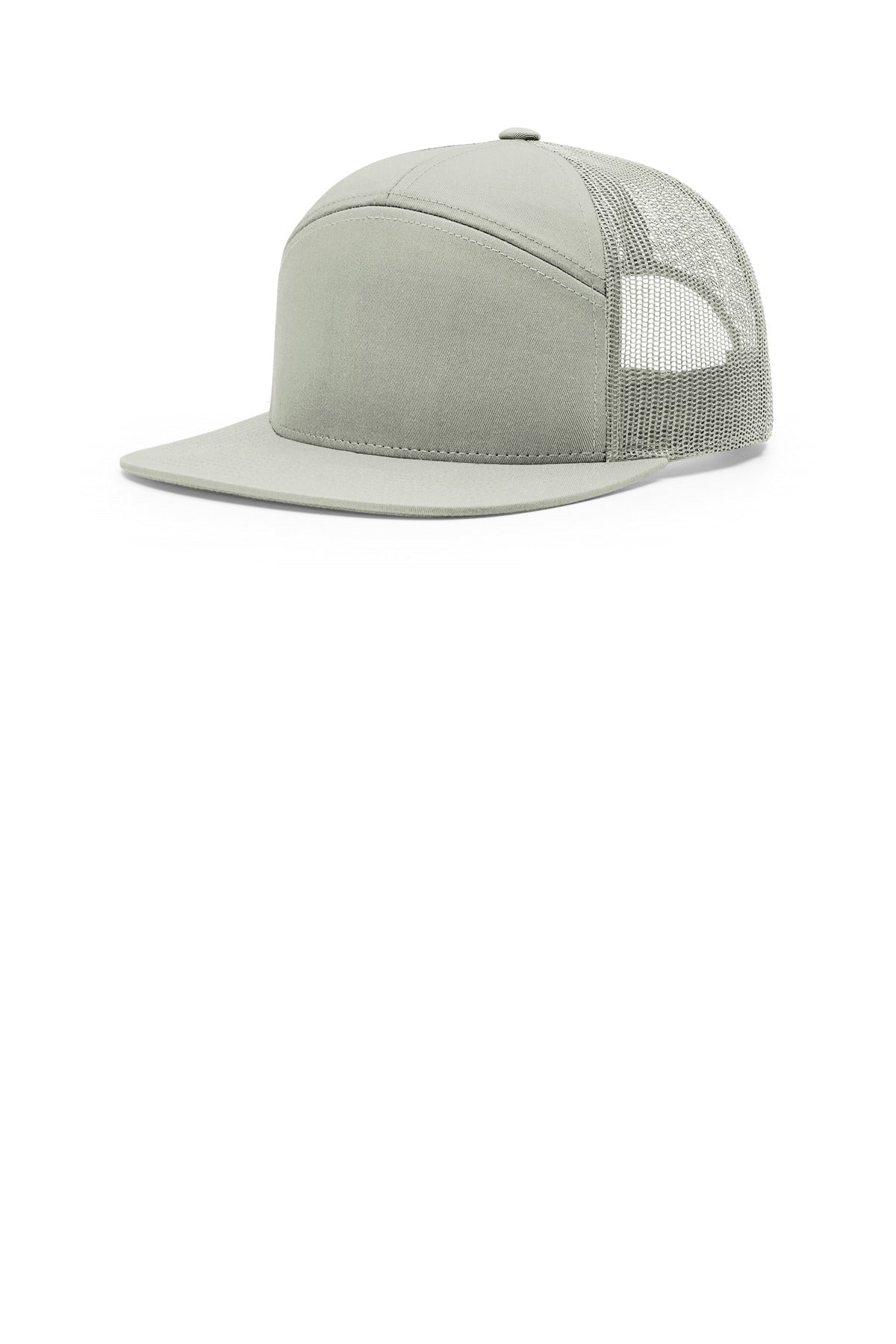 Custom logo Richardson 7-Panel Trucker 168 in Quarry