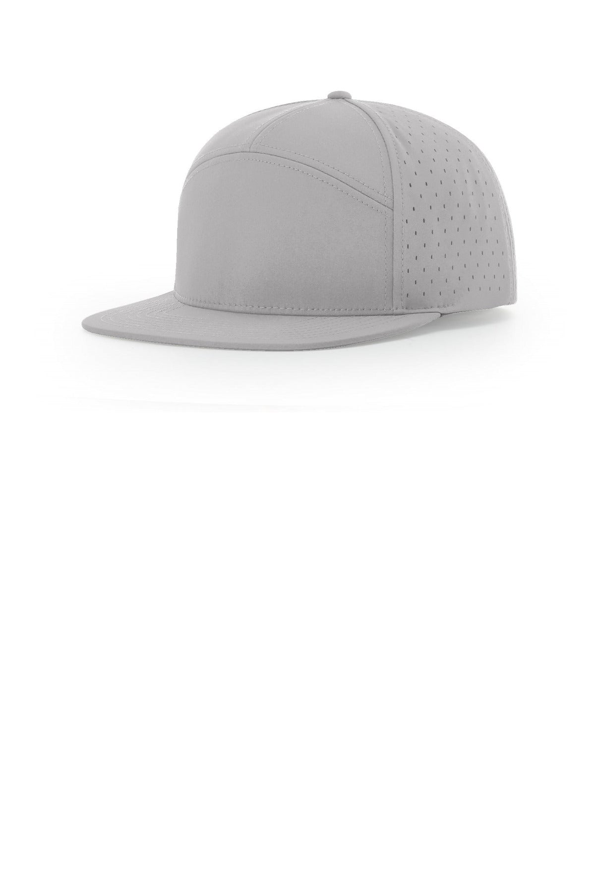 Custom logo Richardson Cannon 7-Panel Flatbill 169 in Grey