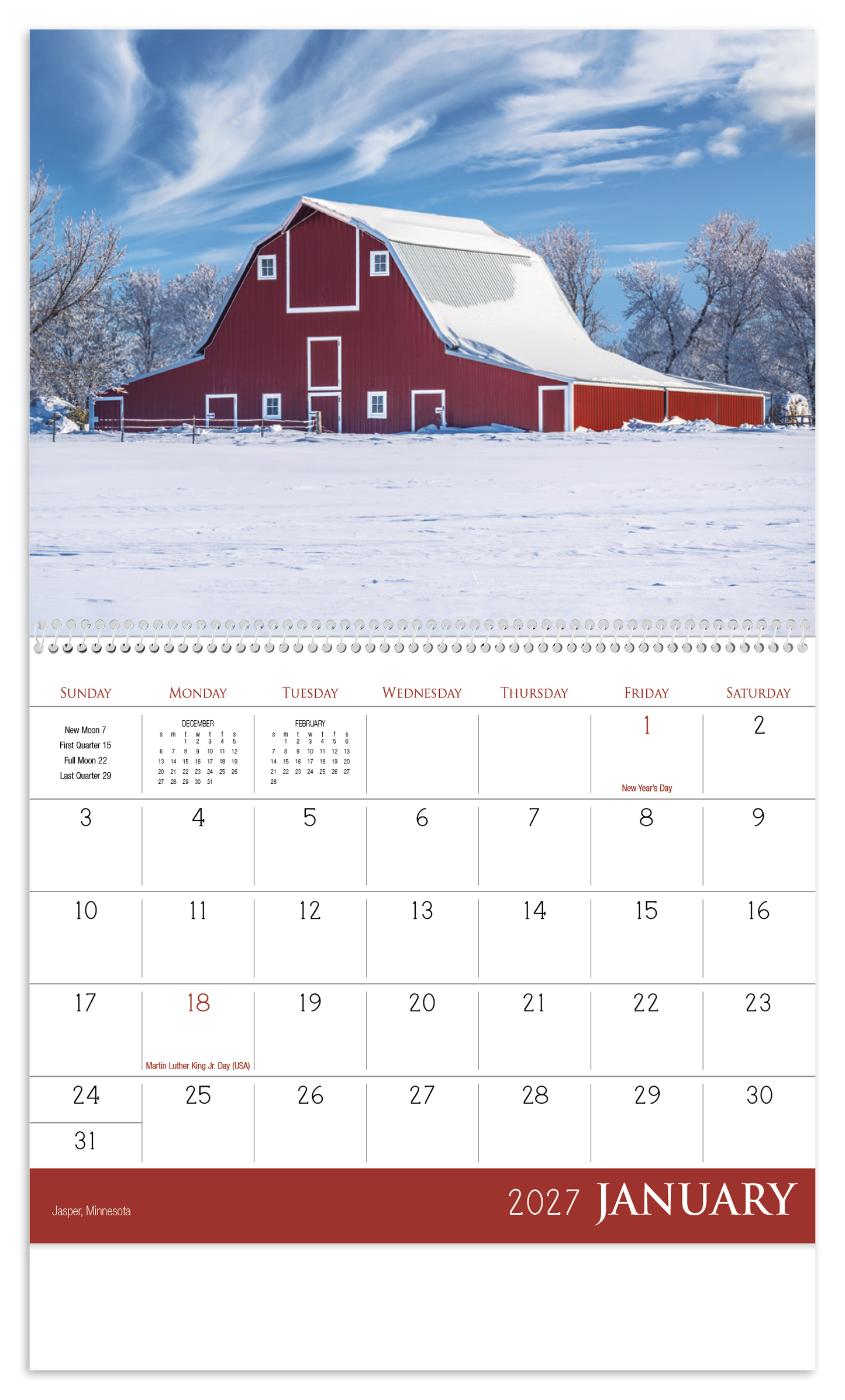 Barns Calendar