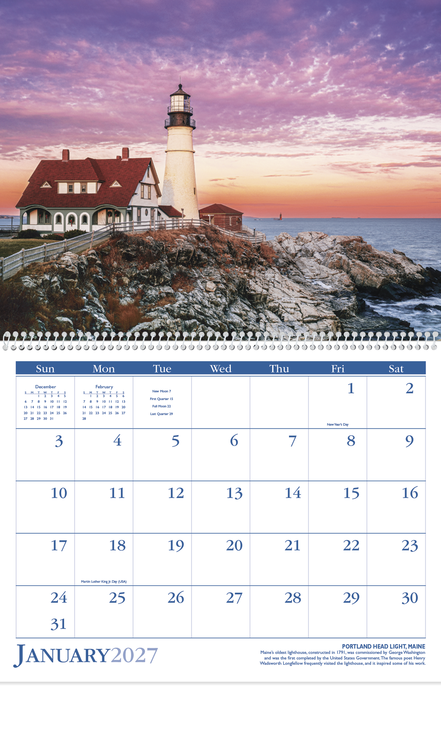 Lighthouses Calendar