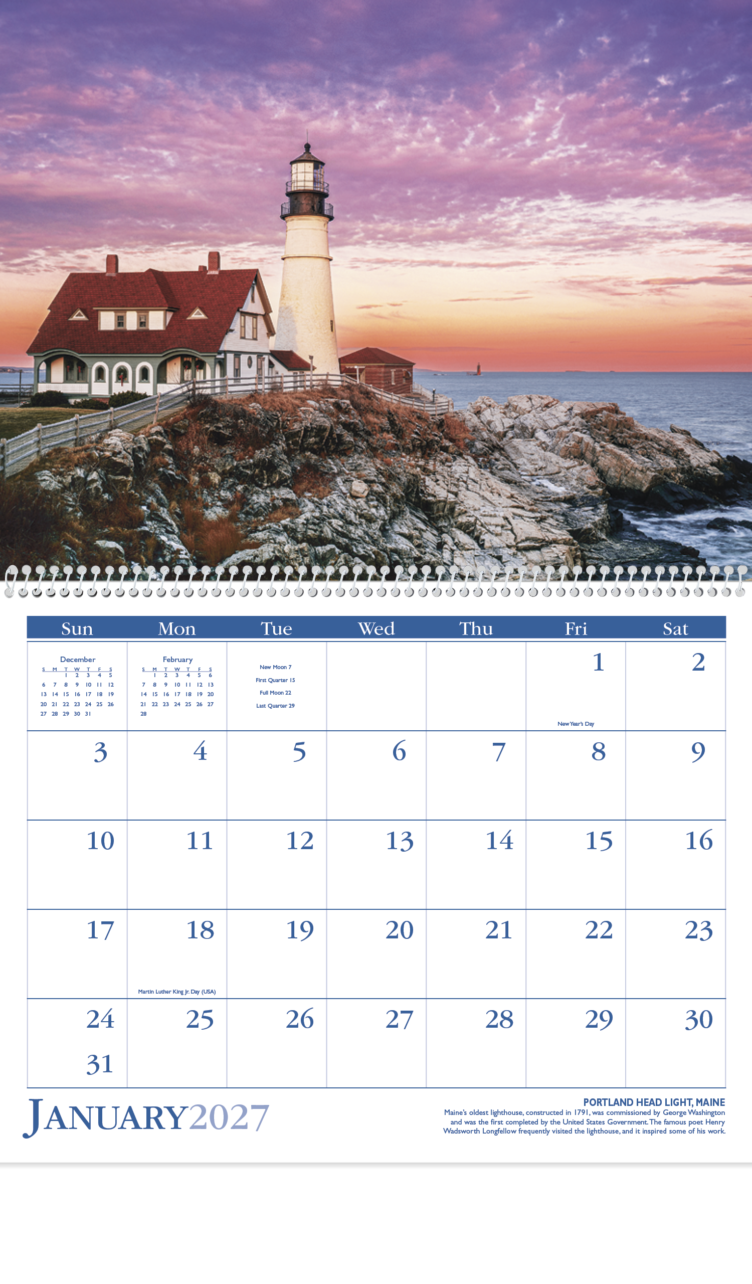 Lighthouses Calendar