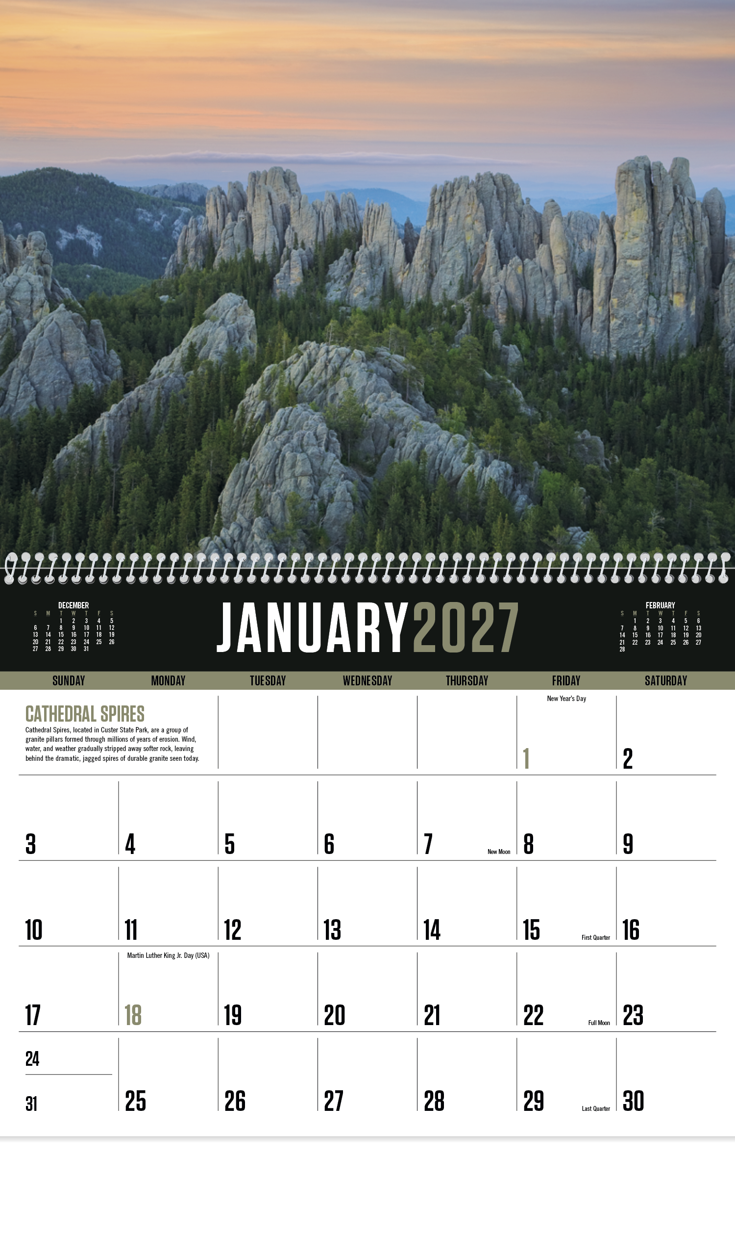 Forces of Nature Calendar