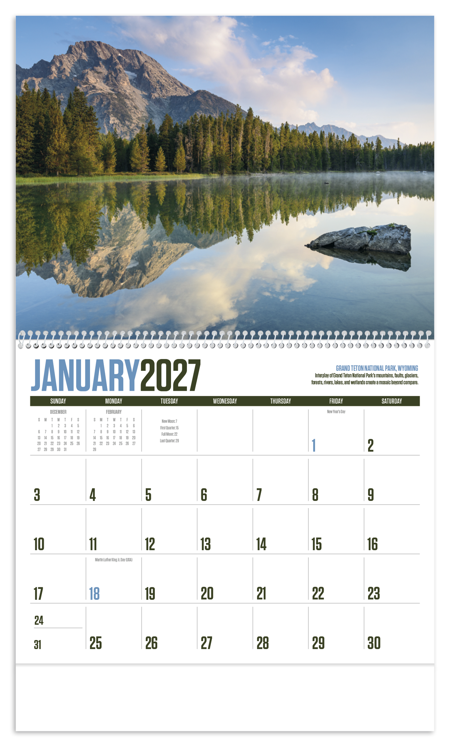 National Parks Calendar