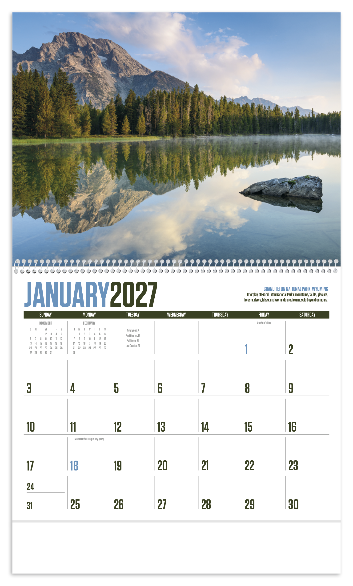 National Parks Calendar