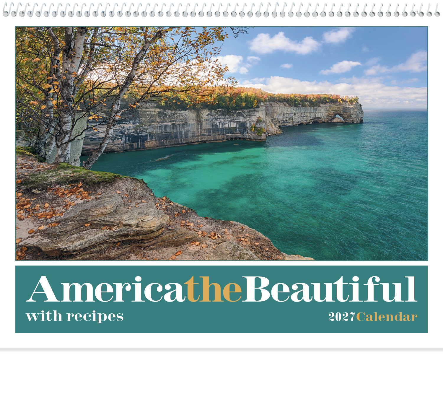 America the Beautiful with Recipes Calendar