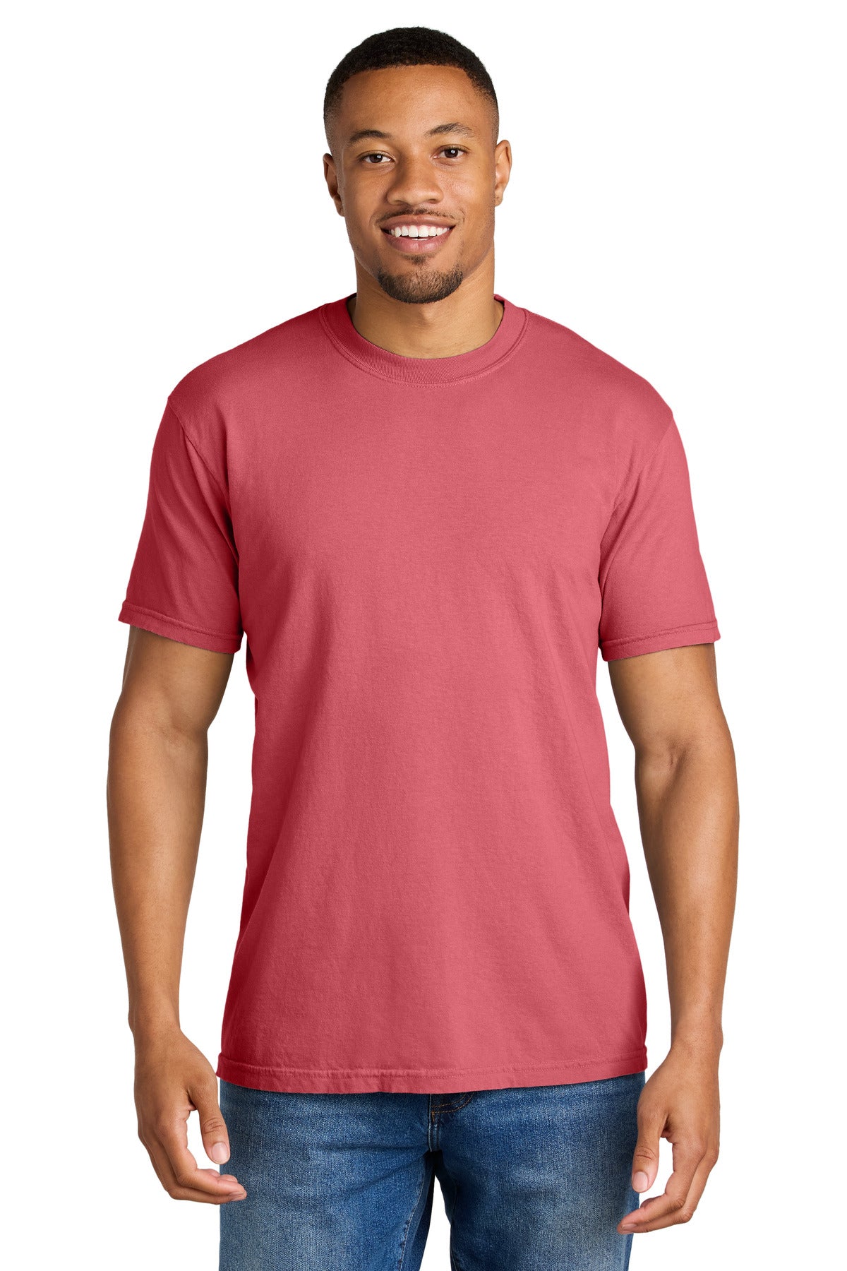 Custom logo COMFORT COLORS ® Heavyweight Ring Spun Tee. 1717 in Watermelon