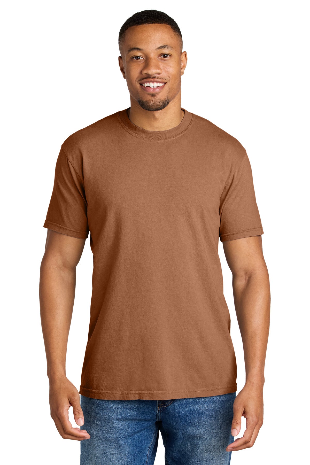 Custom logo COMFORT COLORS ® Heavyweight Ring Spun Tee. 1717 in Yam