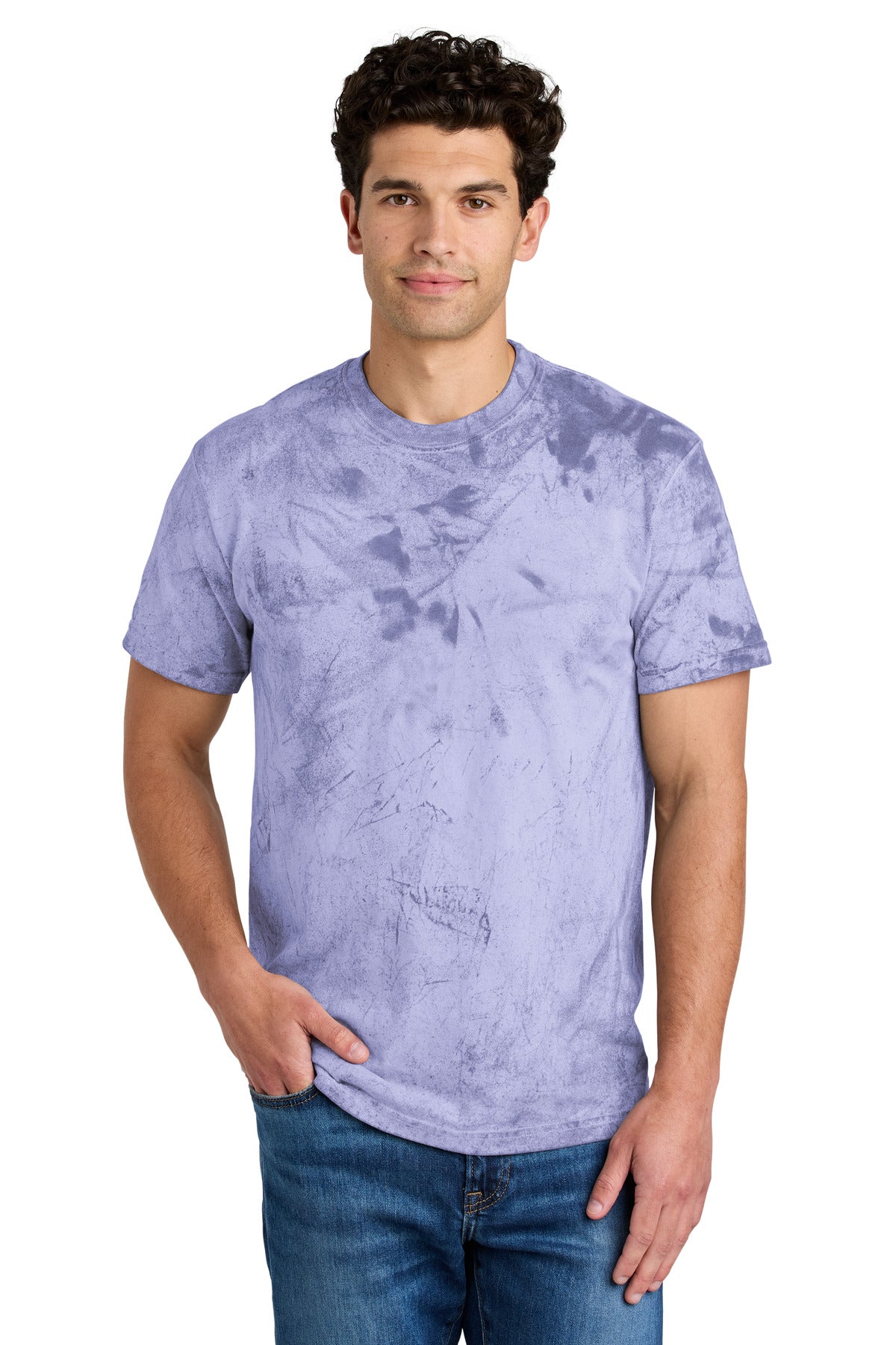 Custom logo Comfort Colors® Heavyweight Color Blast Tee 1745 in Amethyst