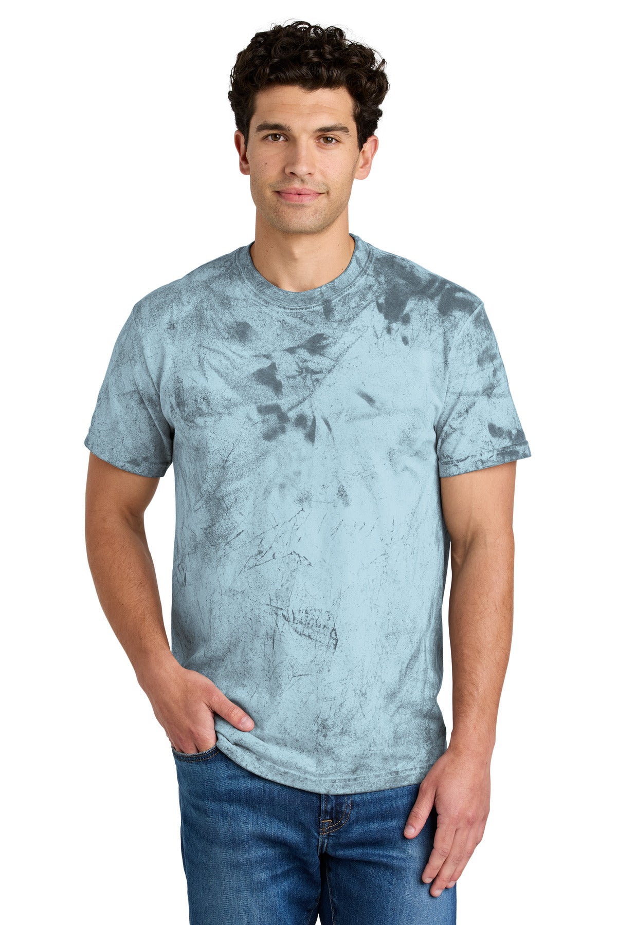 Custom logo Comfort Colors® Heavyweight Color Blast Tee 1745 in Ocean
