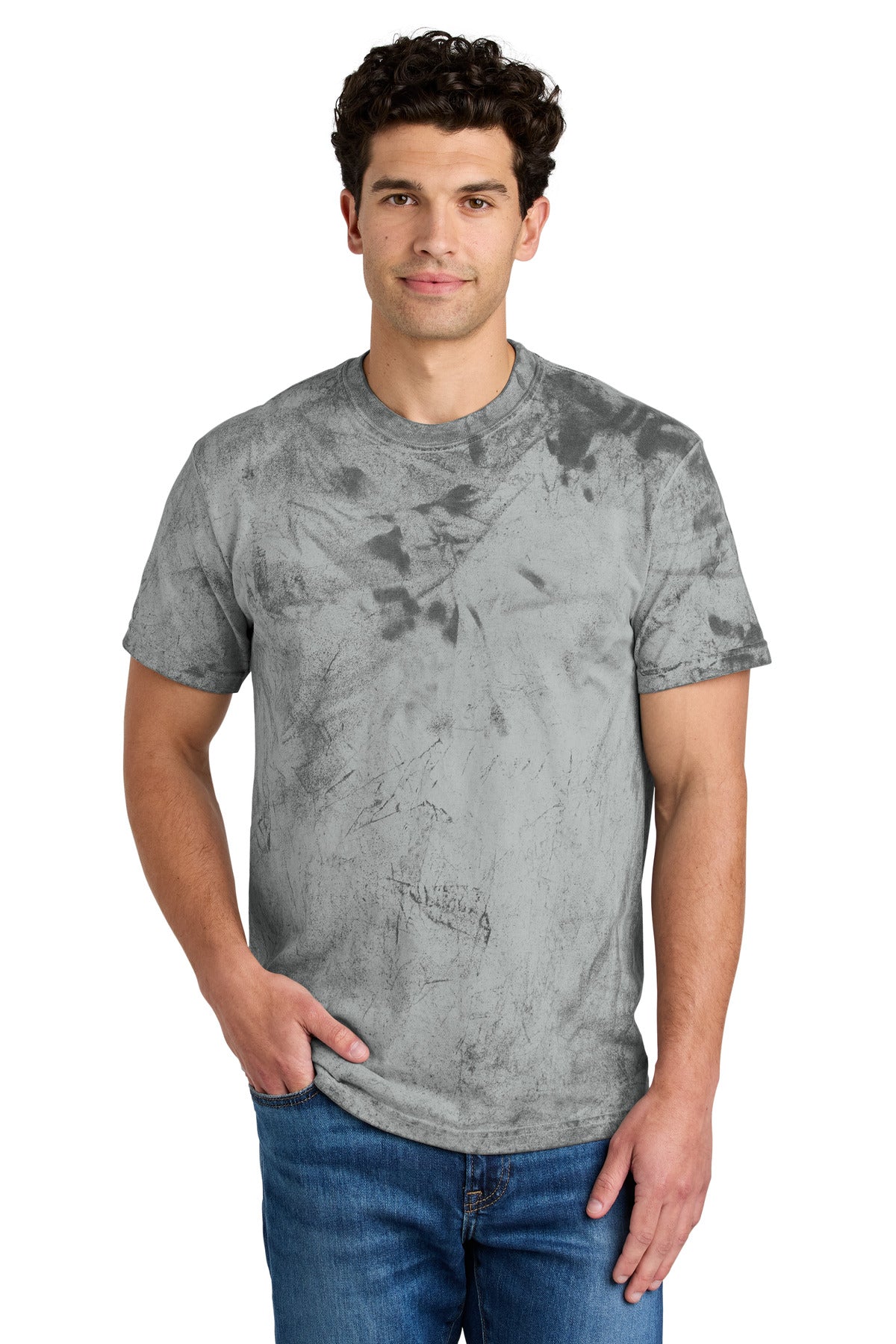 Custom logo Comfort Colors® Heavyweight Color Blast Tee 1745 in Smoke