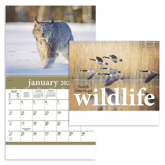 Custom logo North American Wildlife Calendar