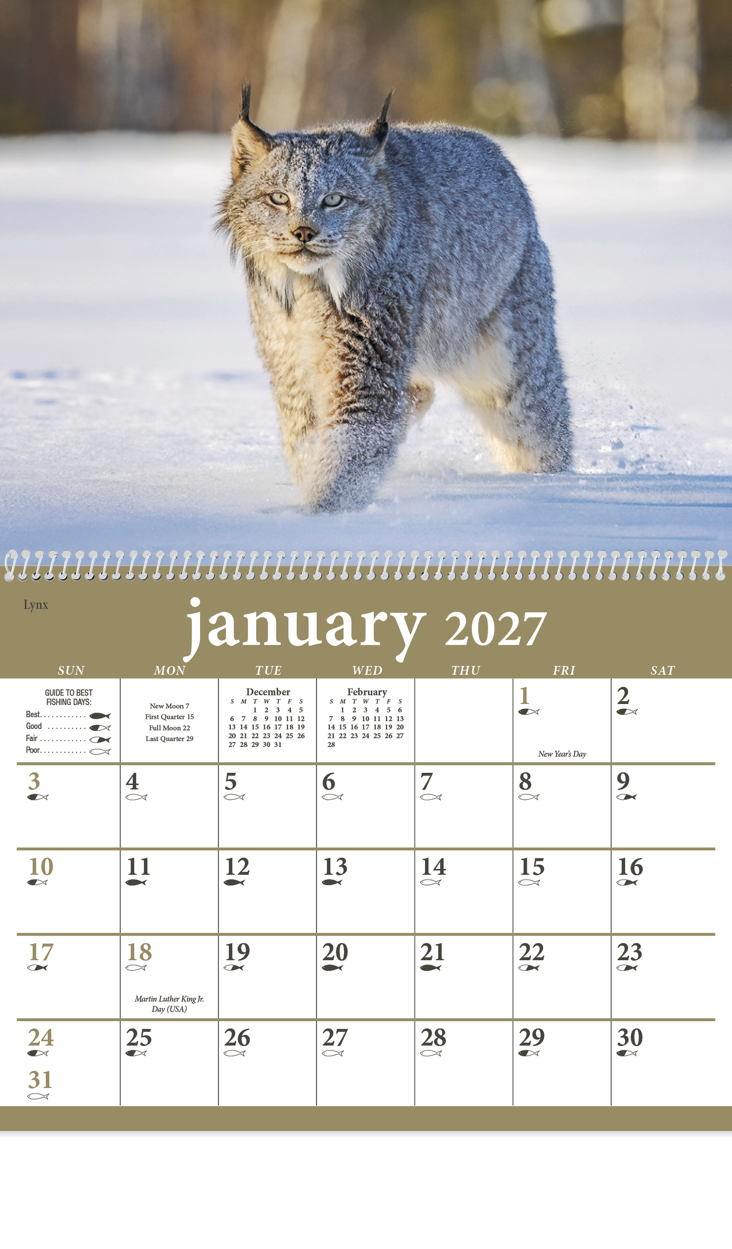 North American Wildlife Calendar
