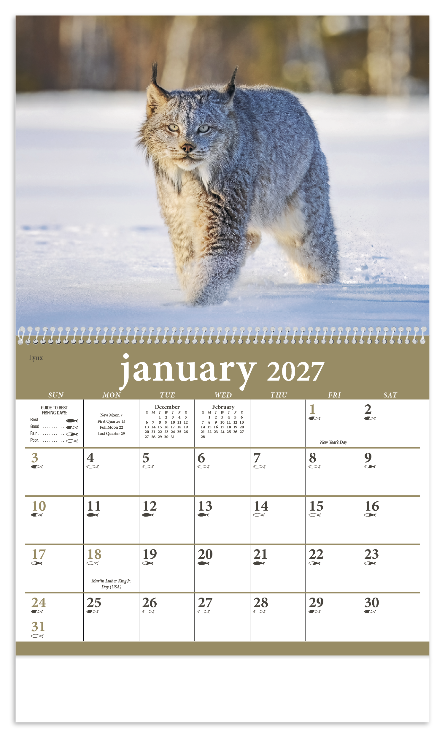 North American Wildlife Calendar