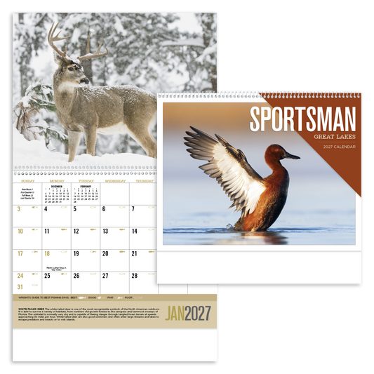 Custom logo Great Lakes Sportsman Calendar