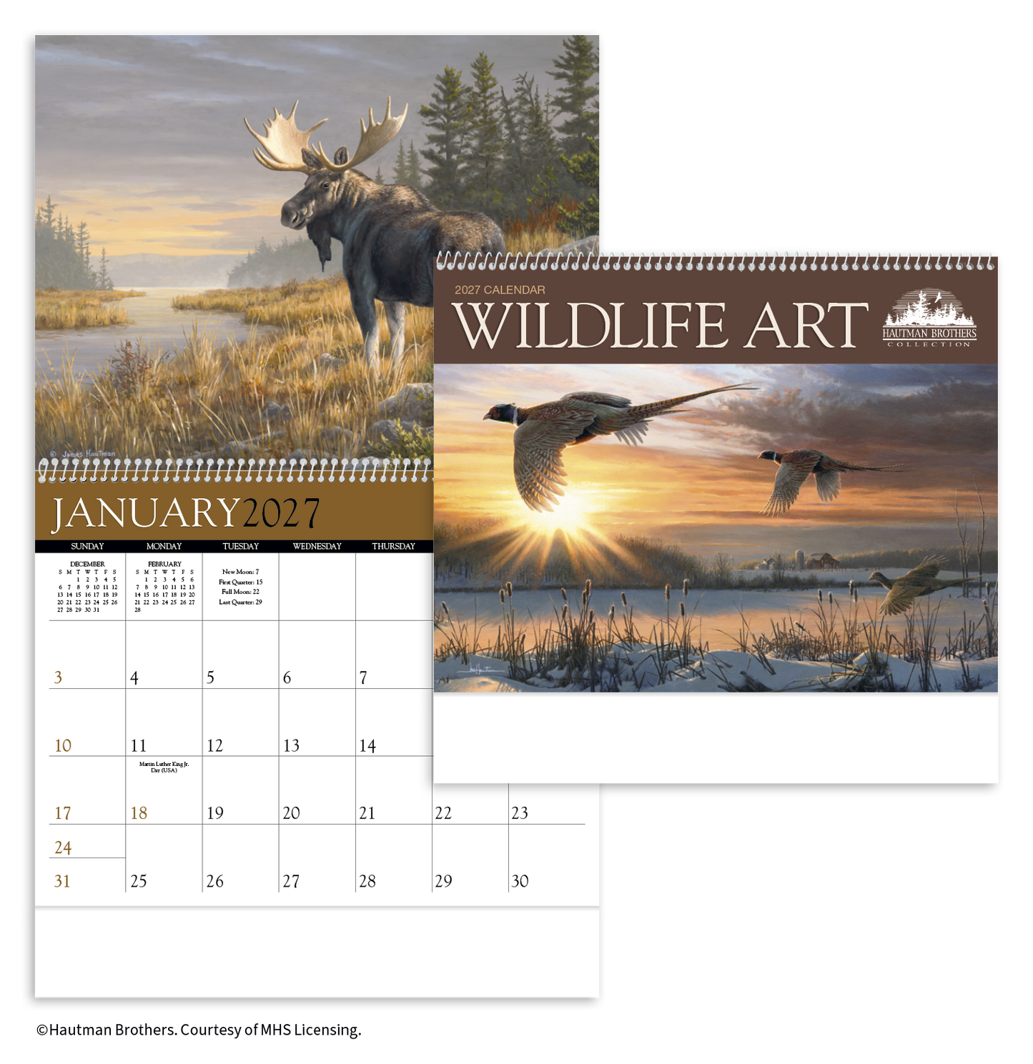 Wildlife Art by the Hautman Brothers Calendar