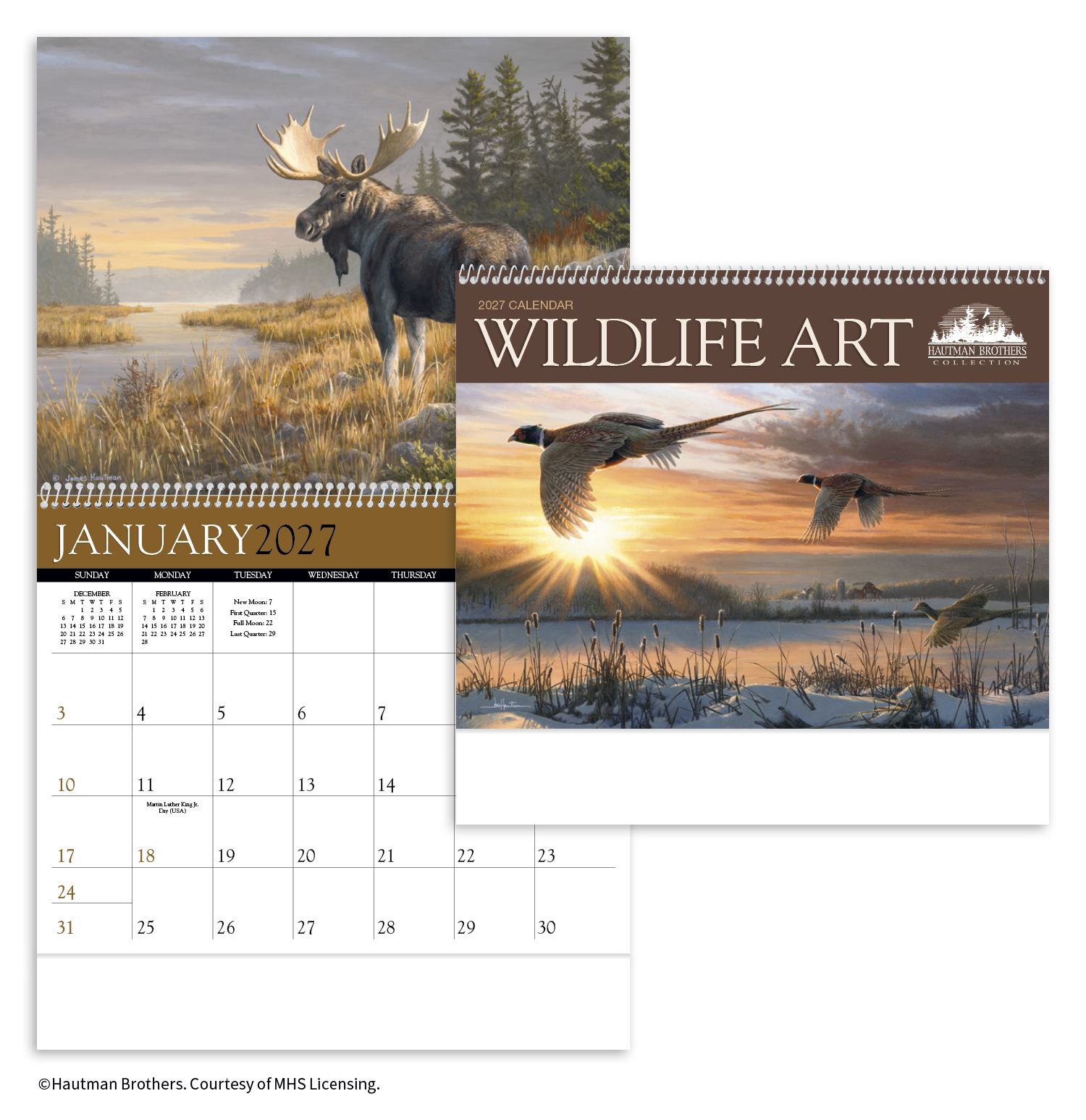 Wildlife Art by the Hautman Brothers Calendar