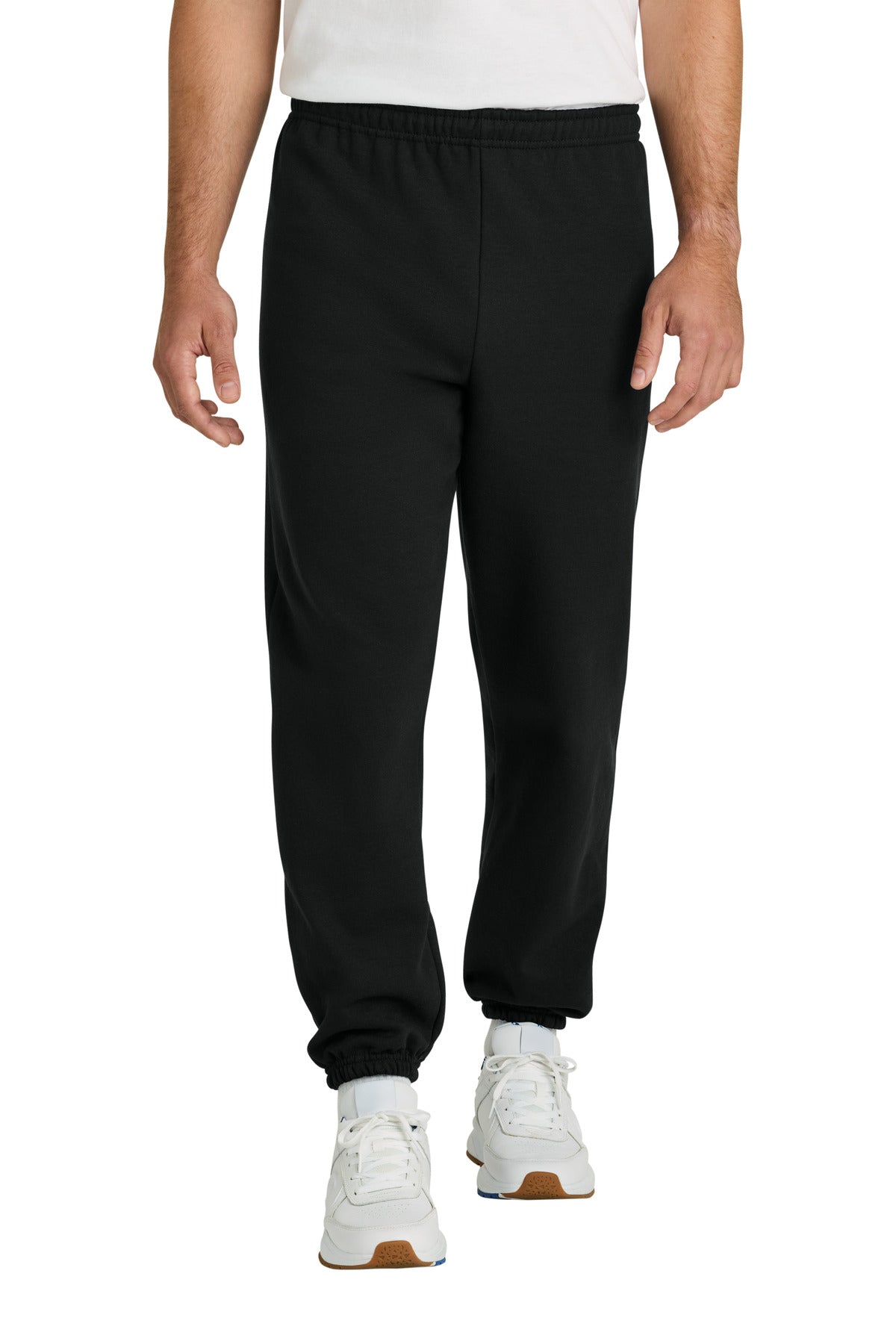 Custom logo Gildan® Heavy Blend™ Sweatpant.  18200 in Black
