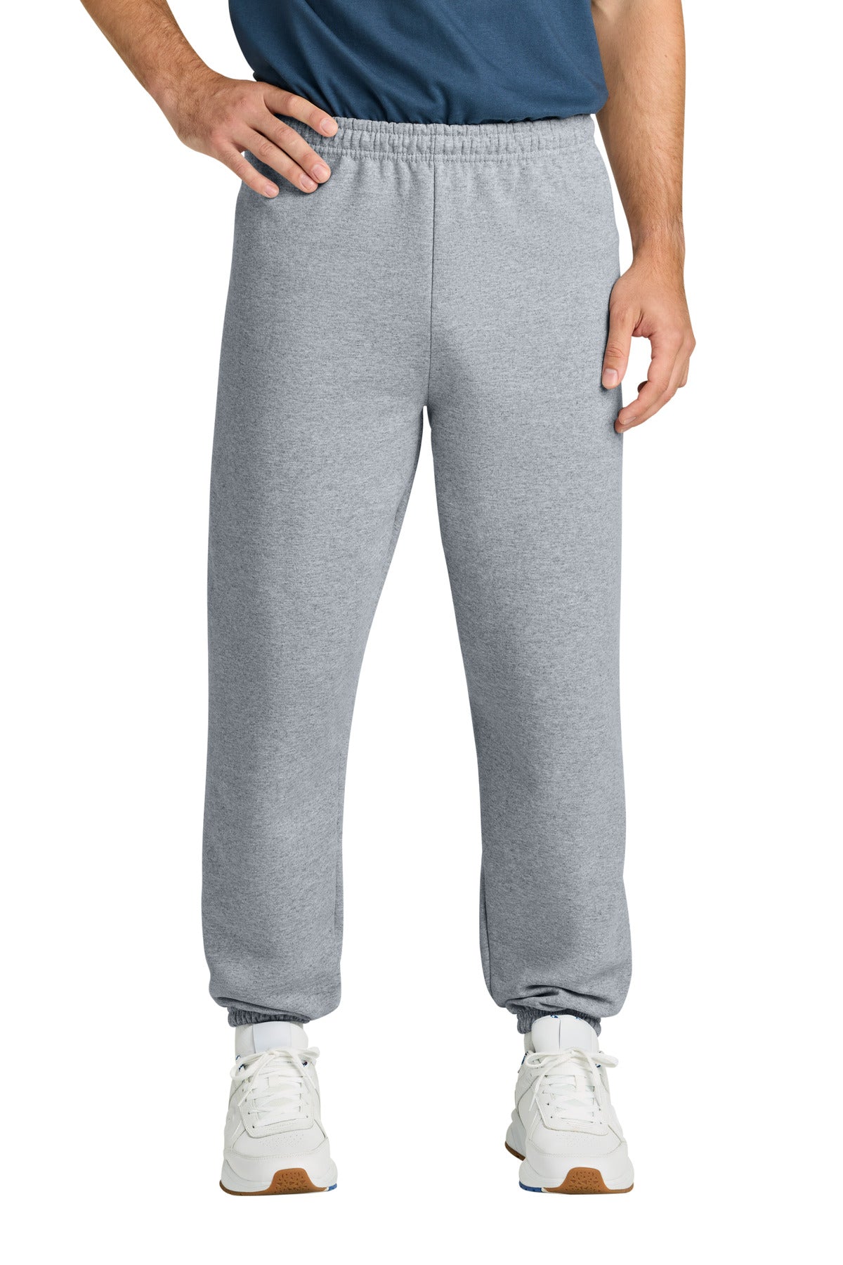 Custom logo Gildan® Heavy Blend™ Sweatpant.  18200 in Sport Grey