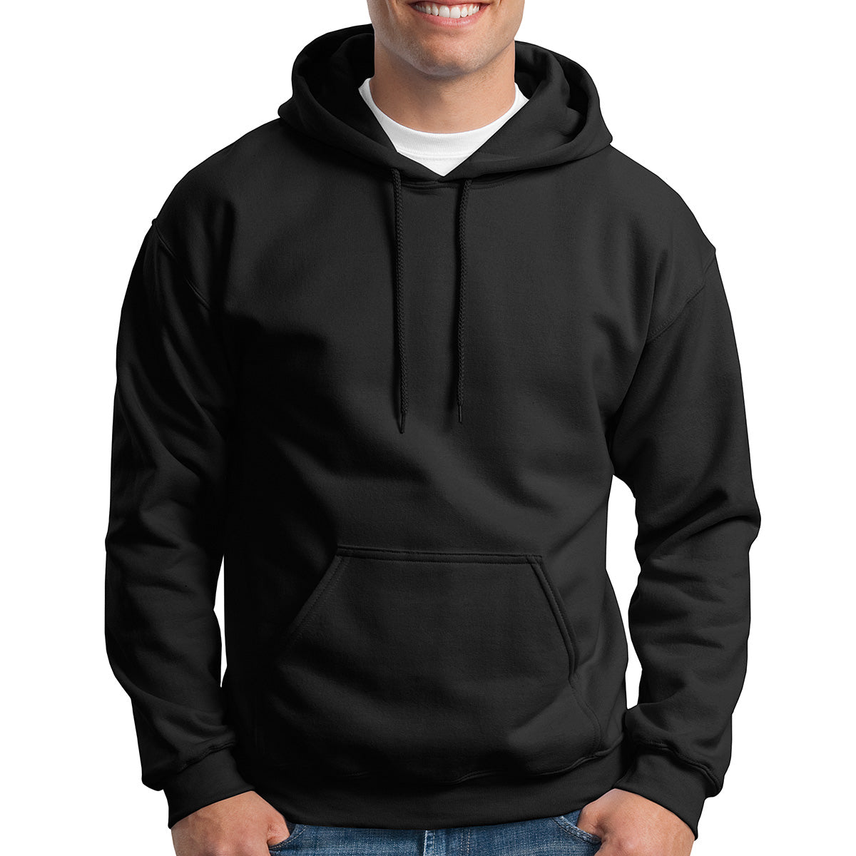 Gildan® Adult Heavy Blend™ Hooded Sweatshirt (Silk-Screen) - Old Gold