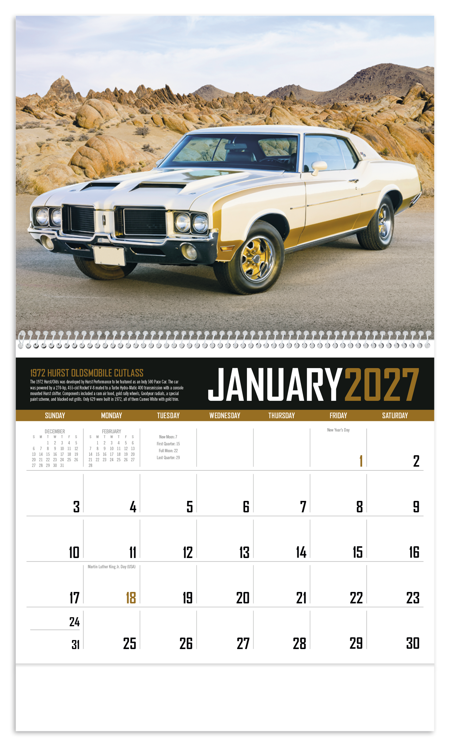Muscle Cars Calendar